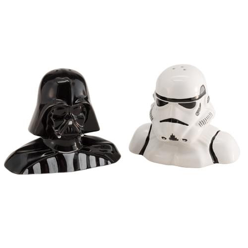 Star Wars Darth Vader & Stormtrooper Ceramic Salt And Pepper Shaker Set