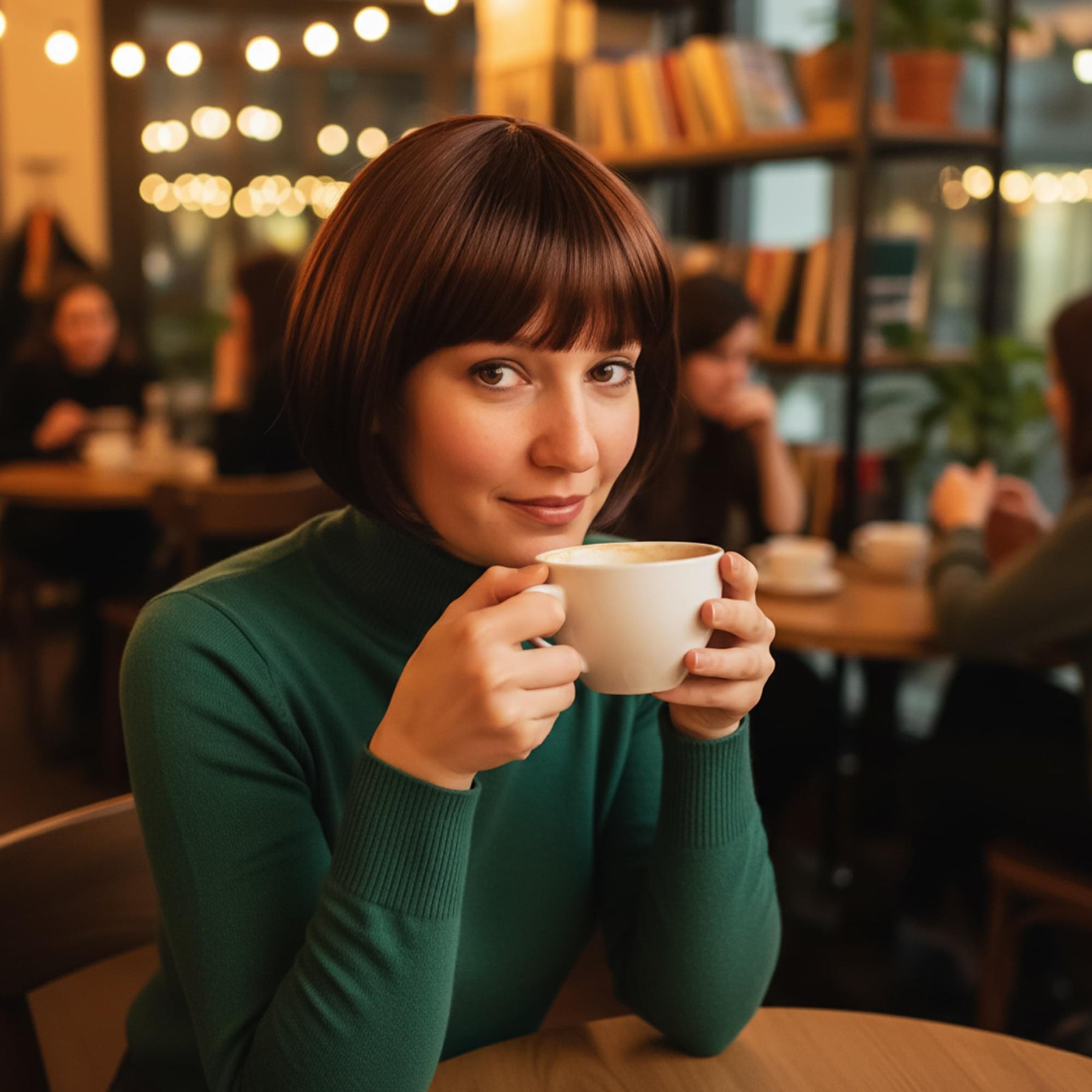 Eve Short Brown Adult Costume Wig