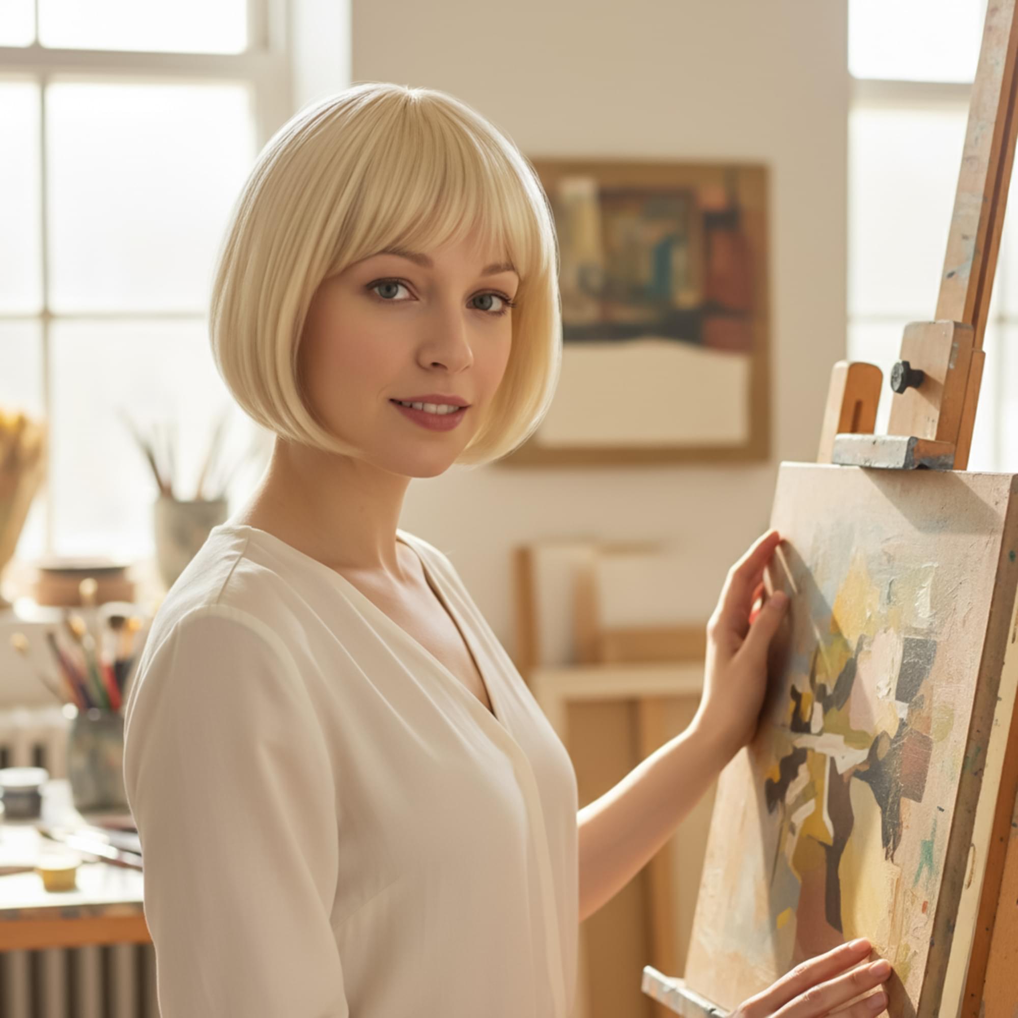 Eve Light Blonde Wig Costume Accessory