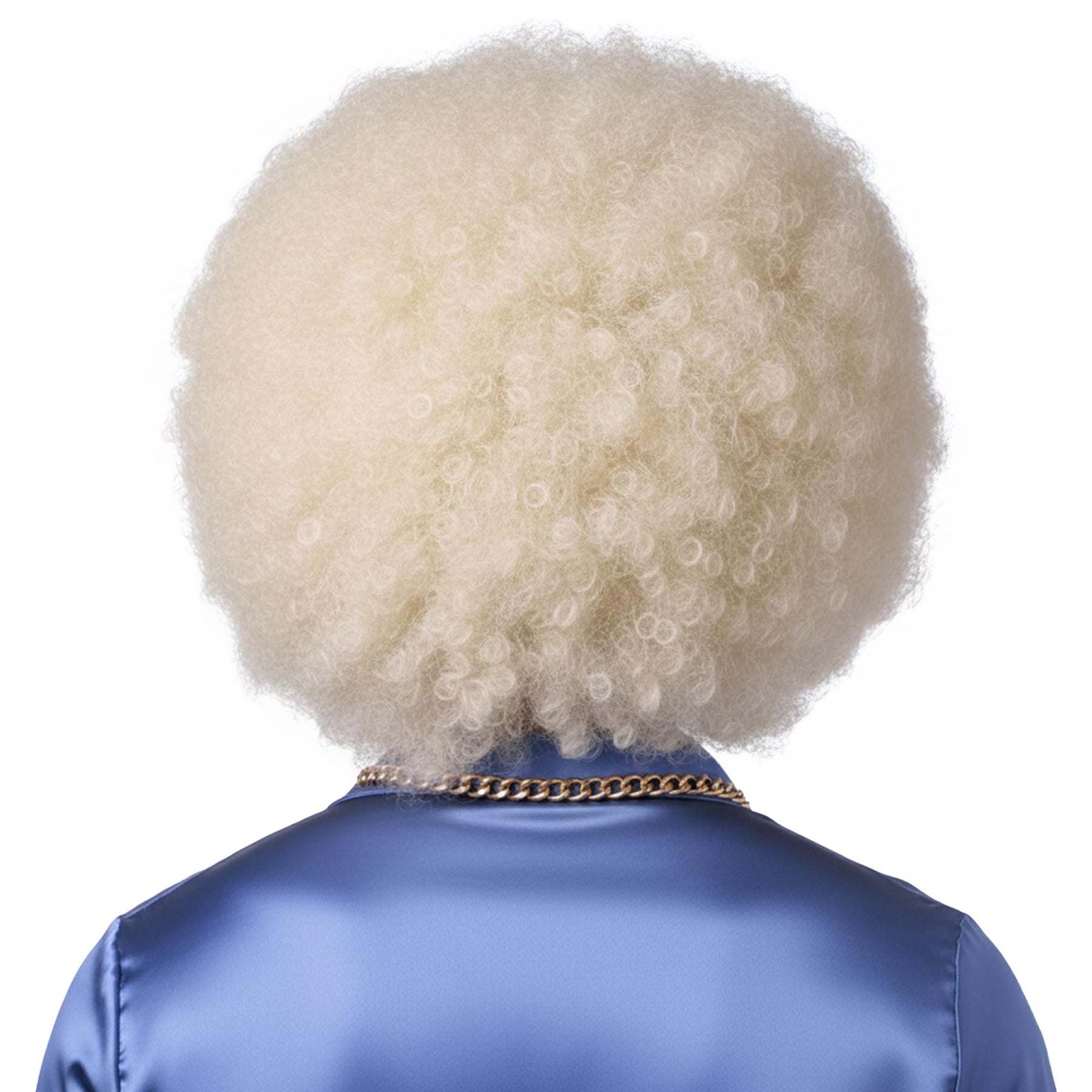 Afro Light Blonde Wig Costume Accessory