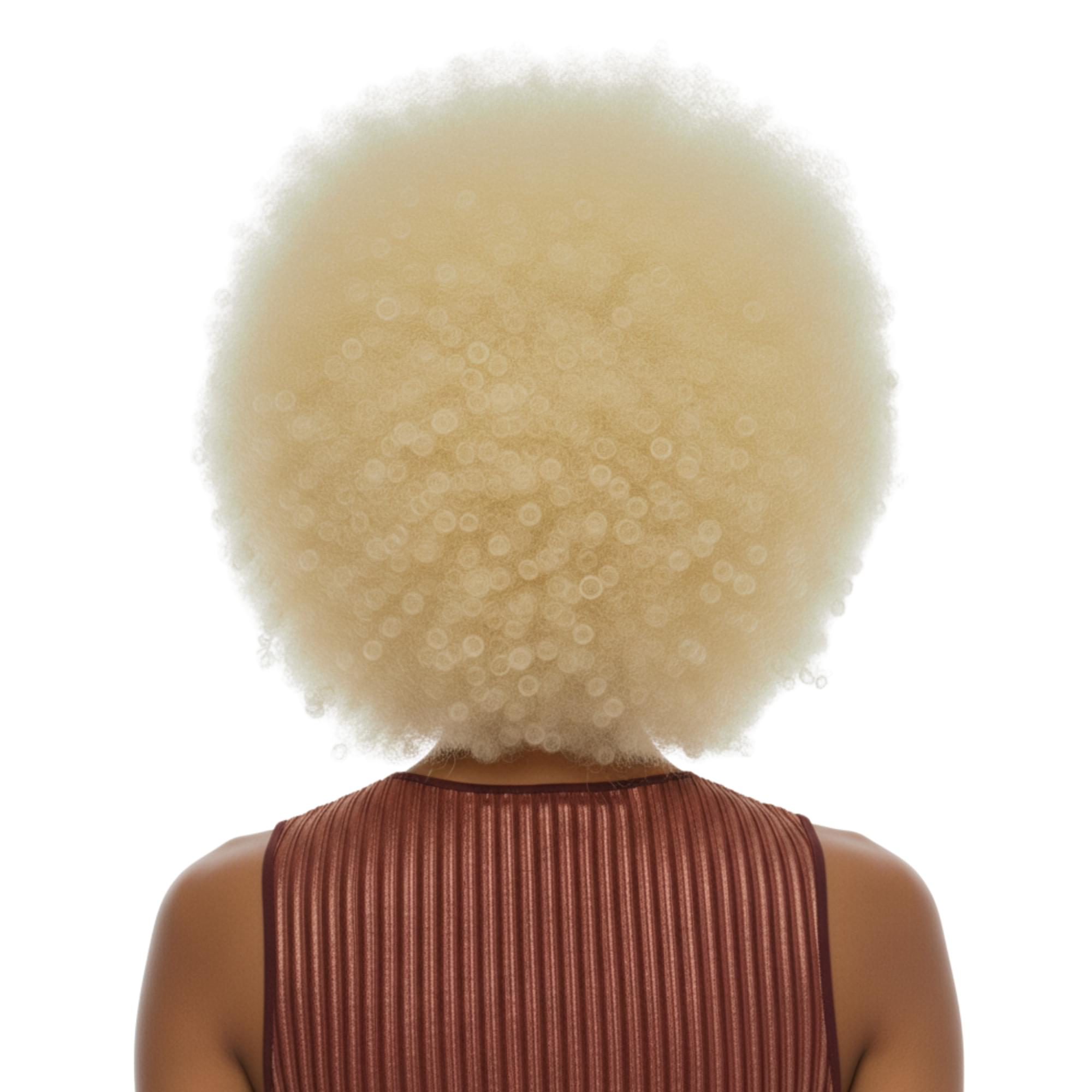 Jumbo Afro Light Blonde Wig Costume Accessory