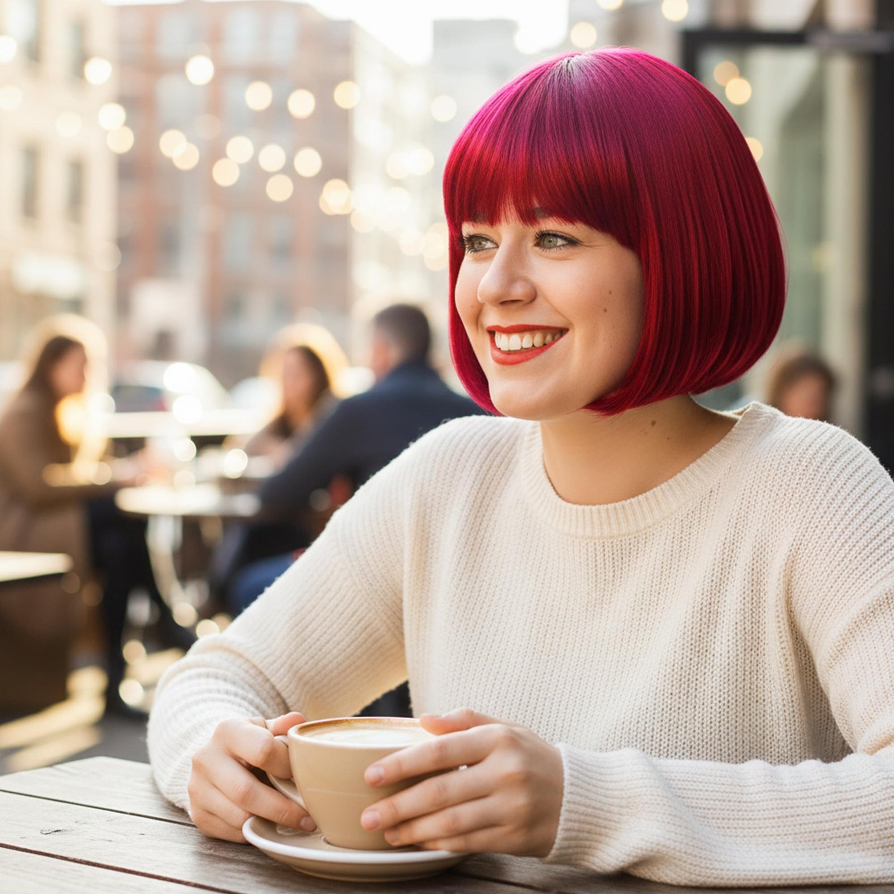 Eve Short Red Wig Costume Accessory