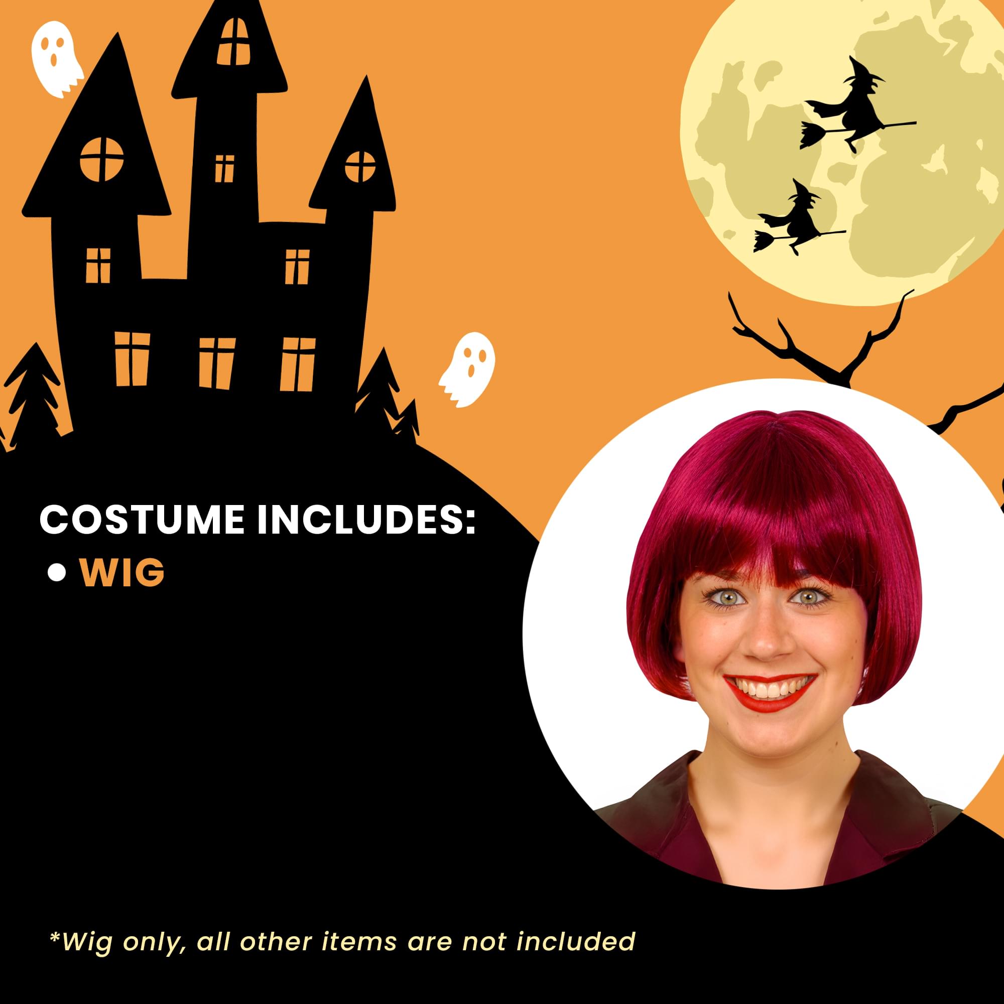 Eve Short Red Wig Costume Accessory