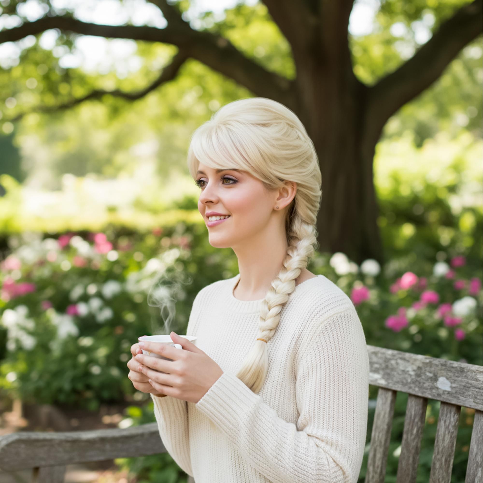 Lisa Light Blonde Wig Costume Accessory