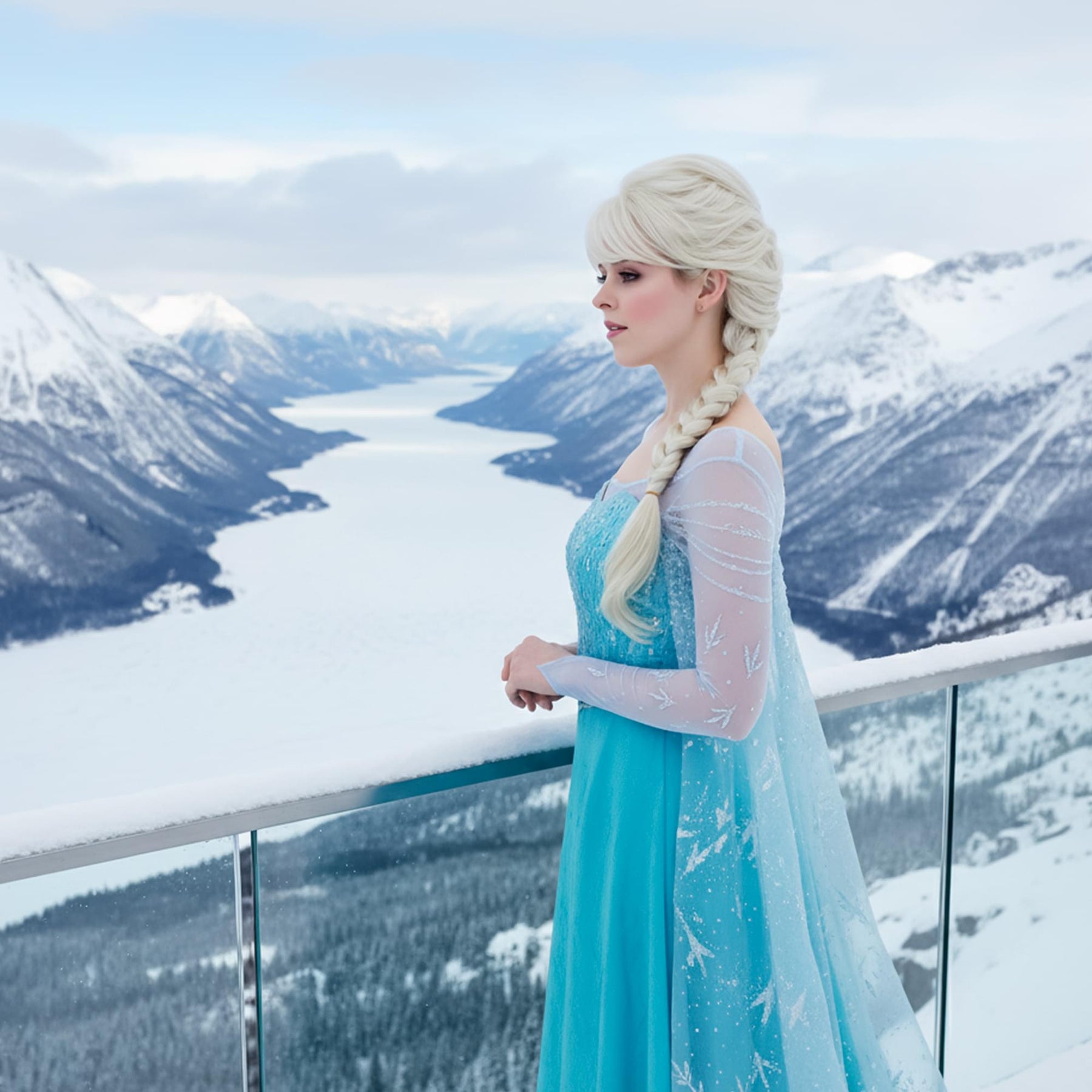 Lisa Light Blonde Wig Costume Accessory