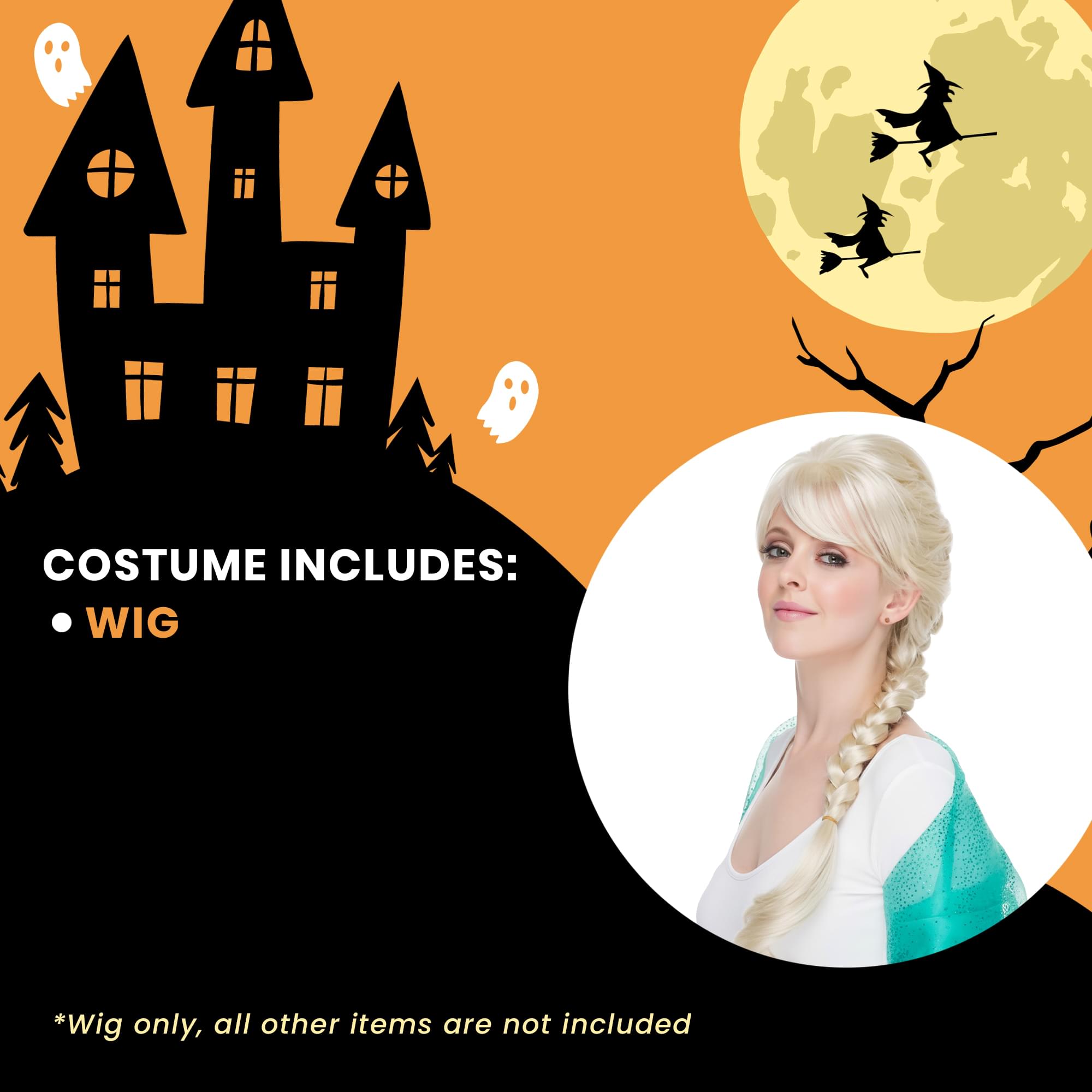 Lisa Light Blonde Wig Costume Accessory