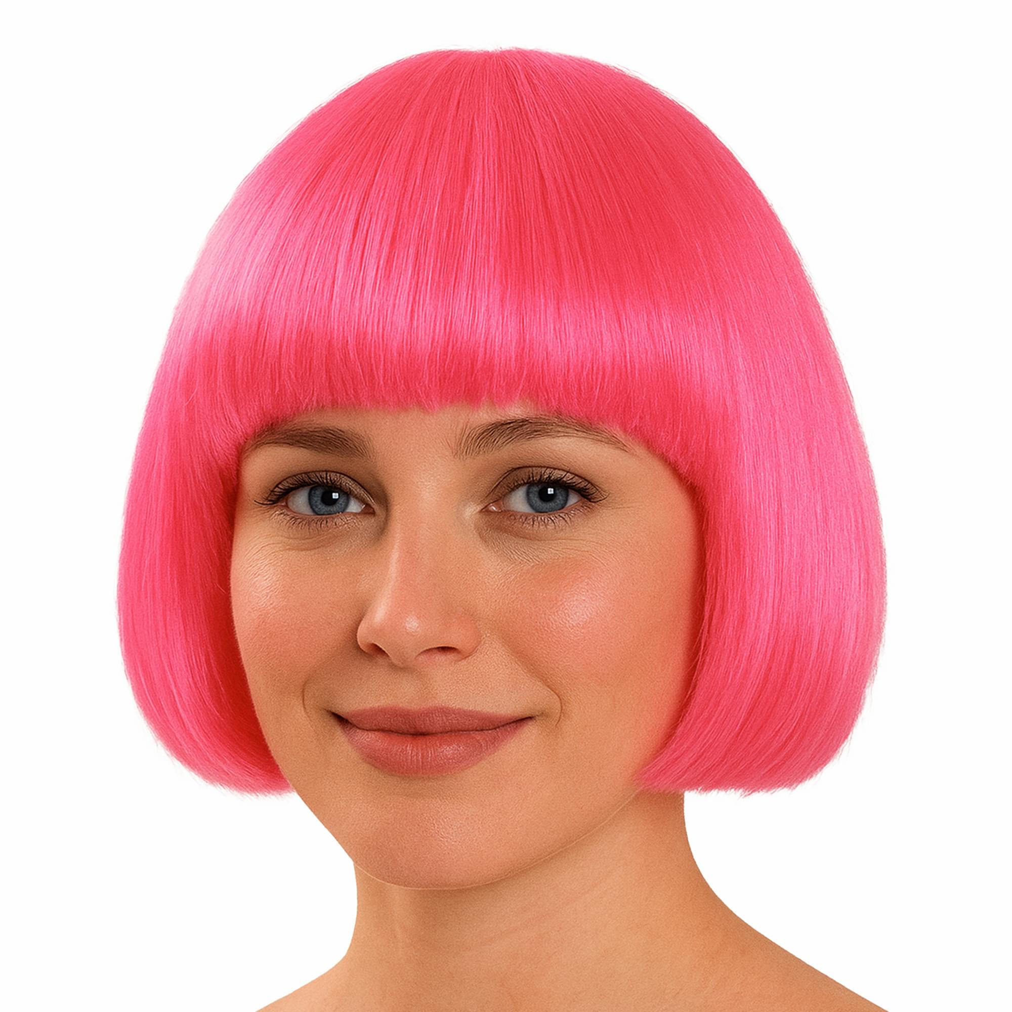 Hot Pink Eve Wig Costume Accessory