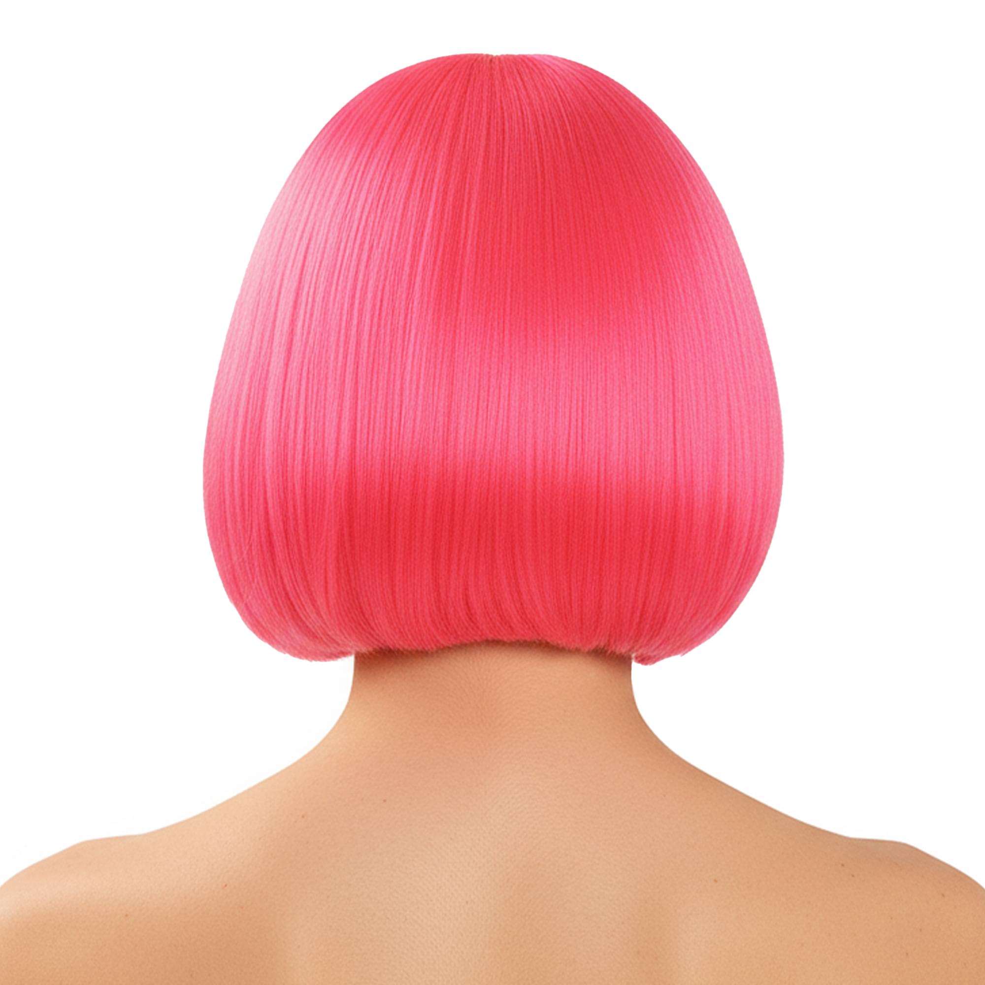 Hot Pink Eve Wig Costume Accessory