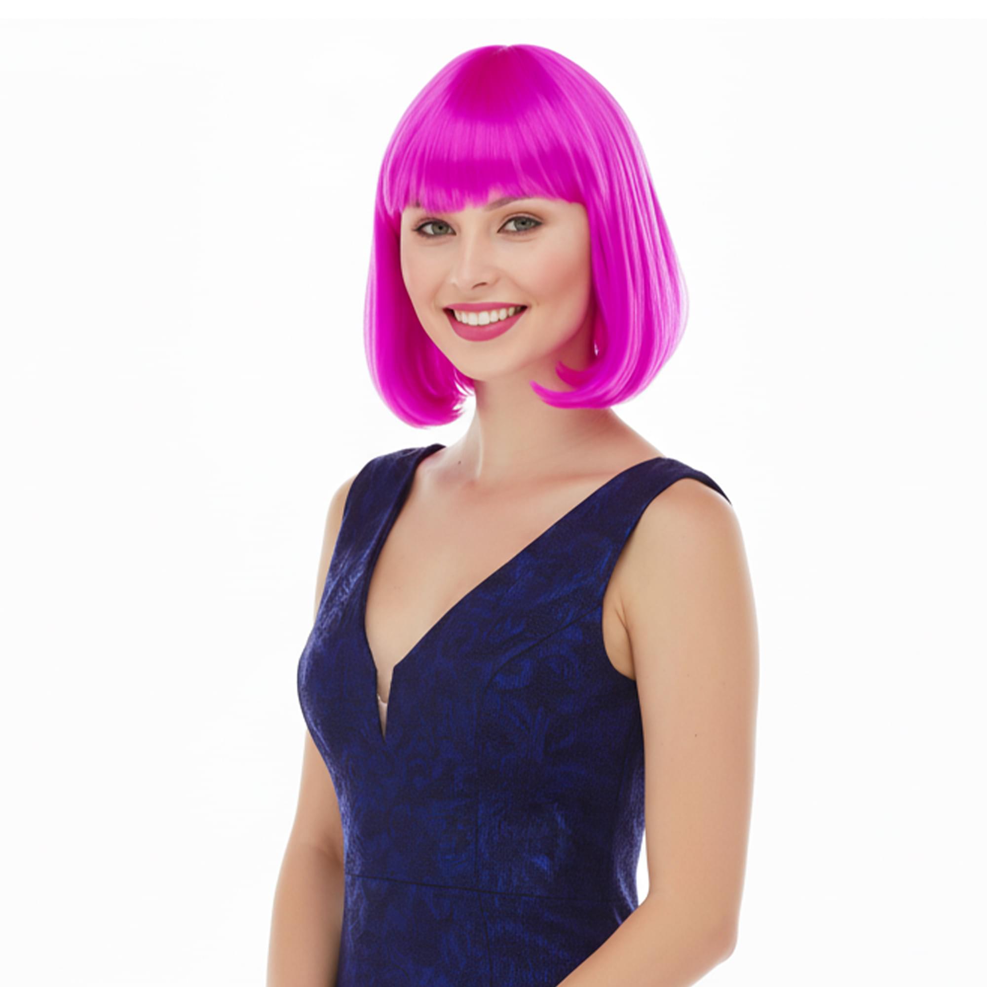 Cindy Magenta Wig Costume Accessory