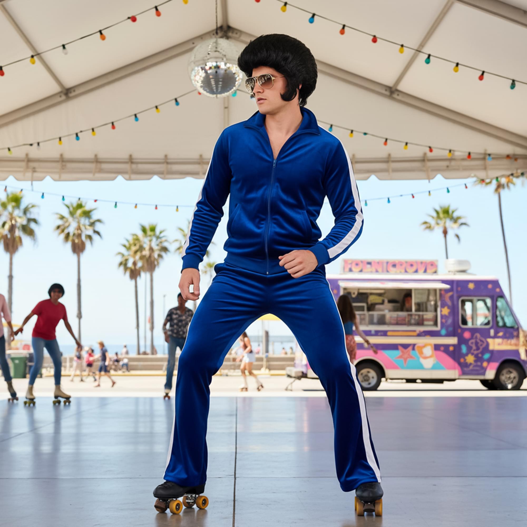 Rocker Wig Costume Accessory