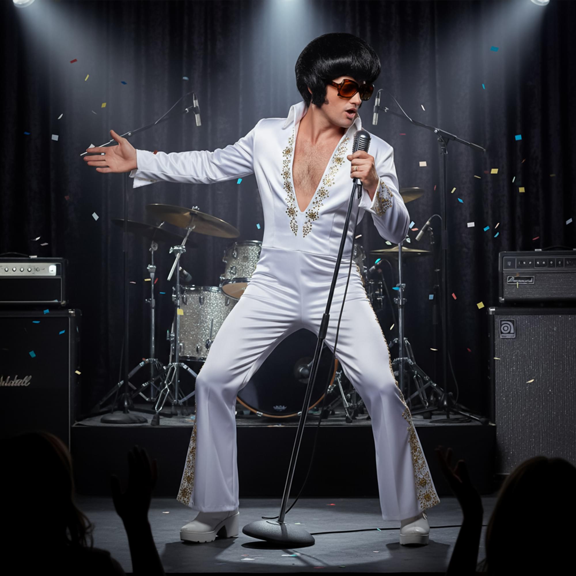 Rocker Wig Costume Accessory