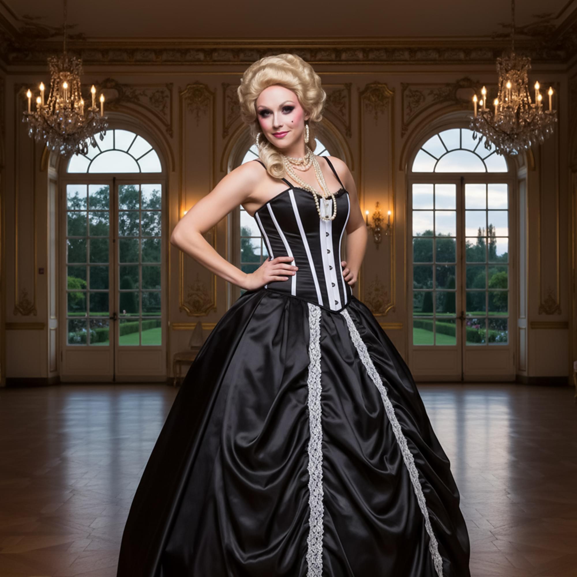 Renaissance Light Blonde Wig Costume Accessory