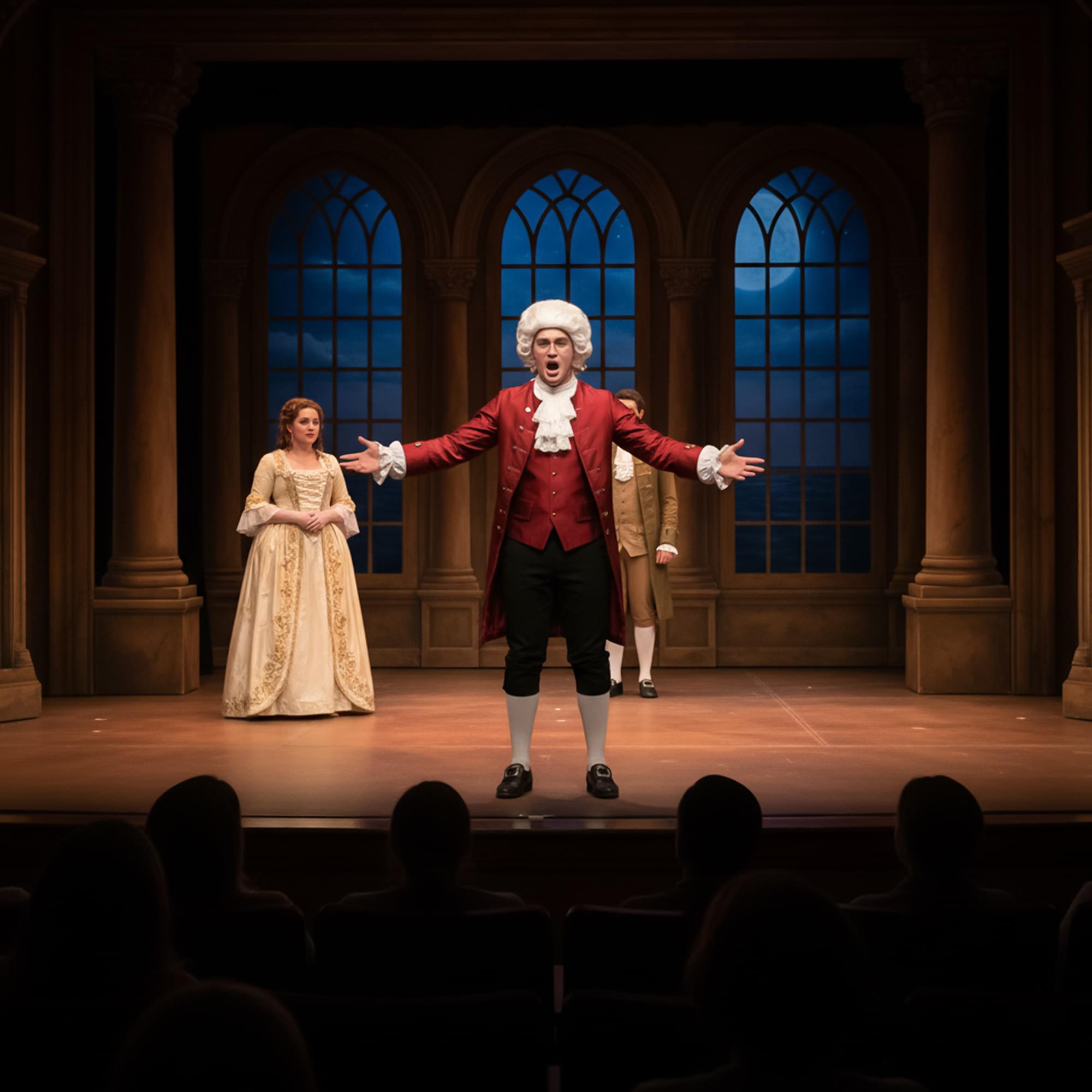 Colonial Man White Wig Costume Accessory