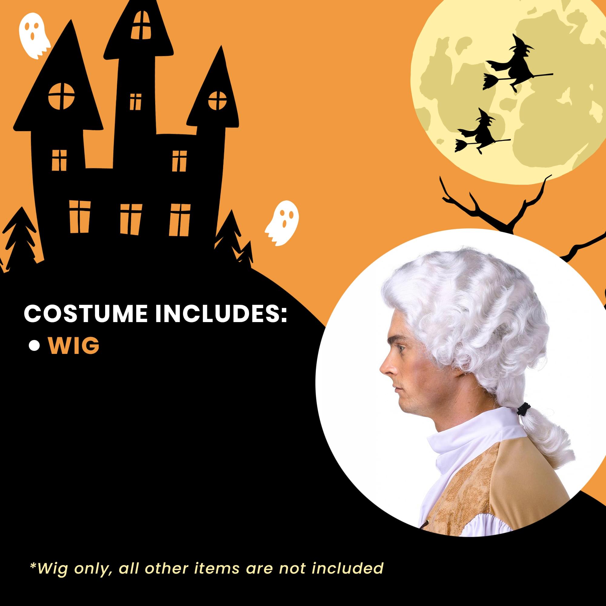 Minute Man White Adult Costume