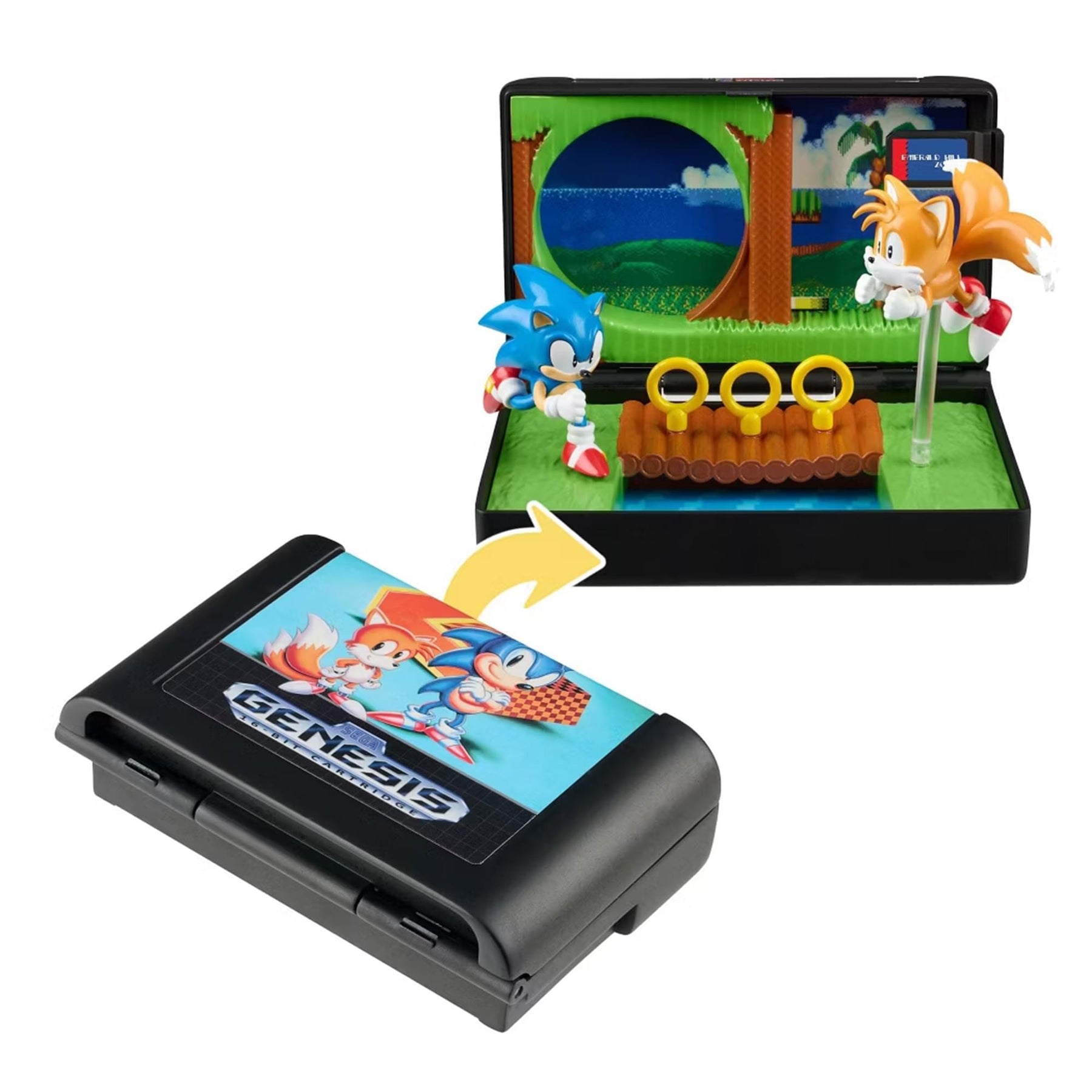 Sonic 2 Sega Console Heroes Cartridge Playset | Sonic & Tails