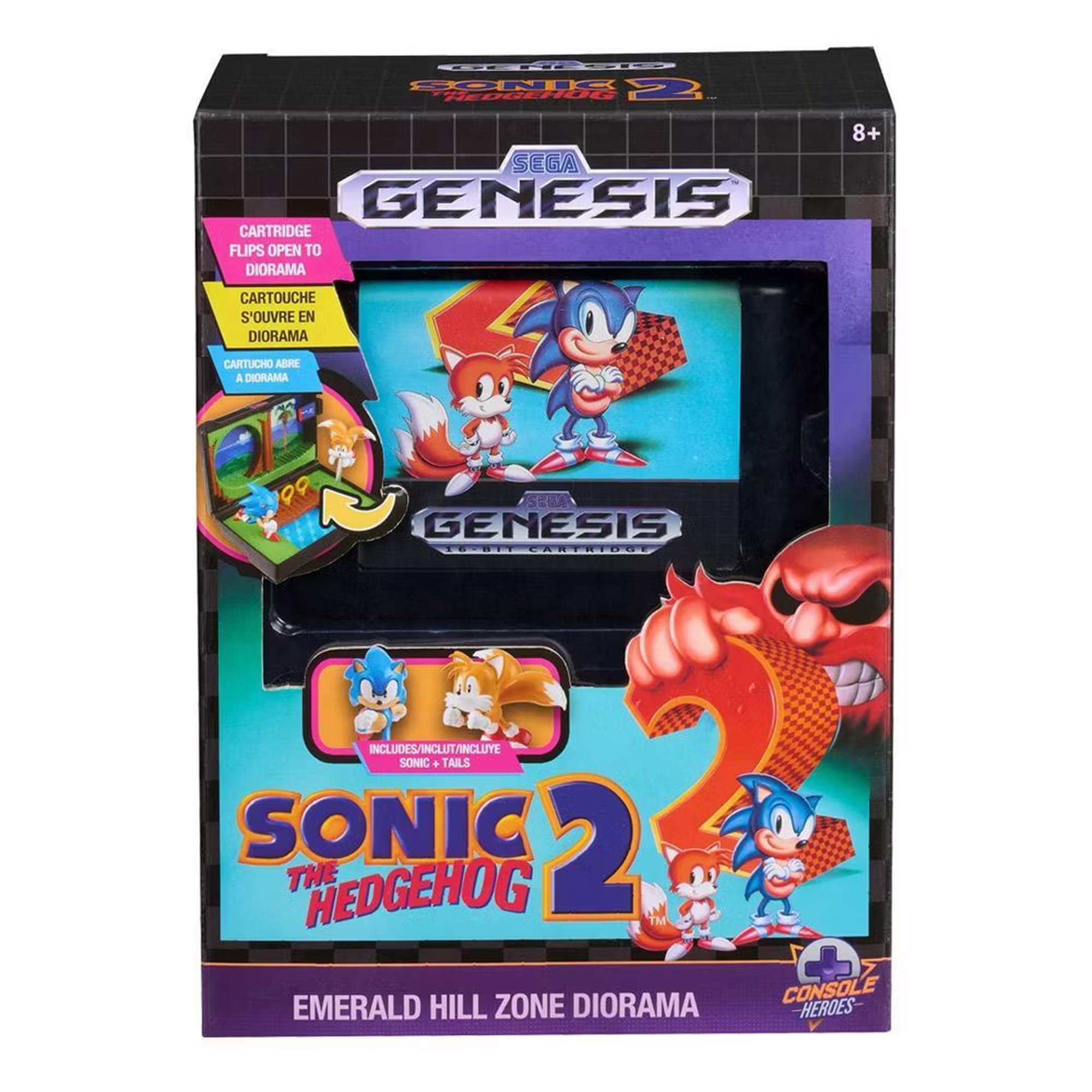 Sonic 2 Sega Console Heroes Cartridge Playset | Sonic & Tails