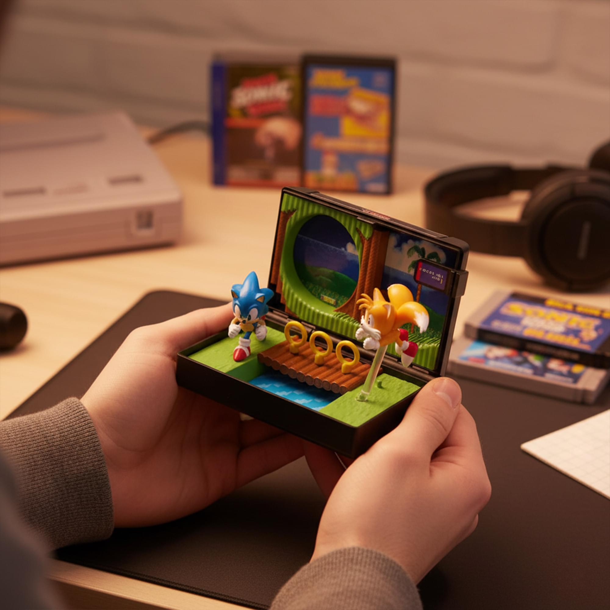 Sonic 2 Sega Console Heroes Cartridge Playset | Sonic & Tails