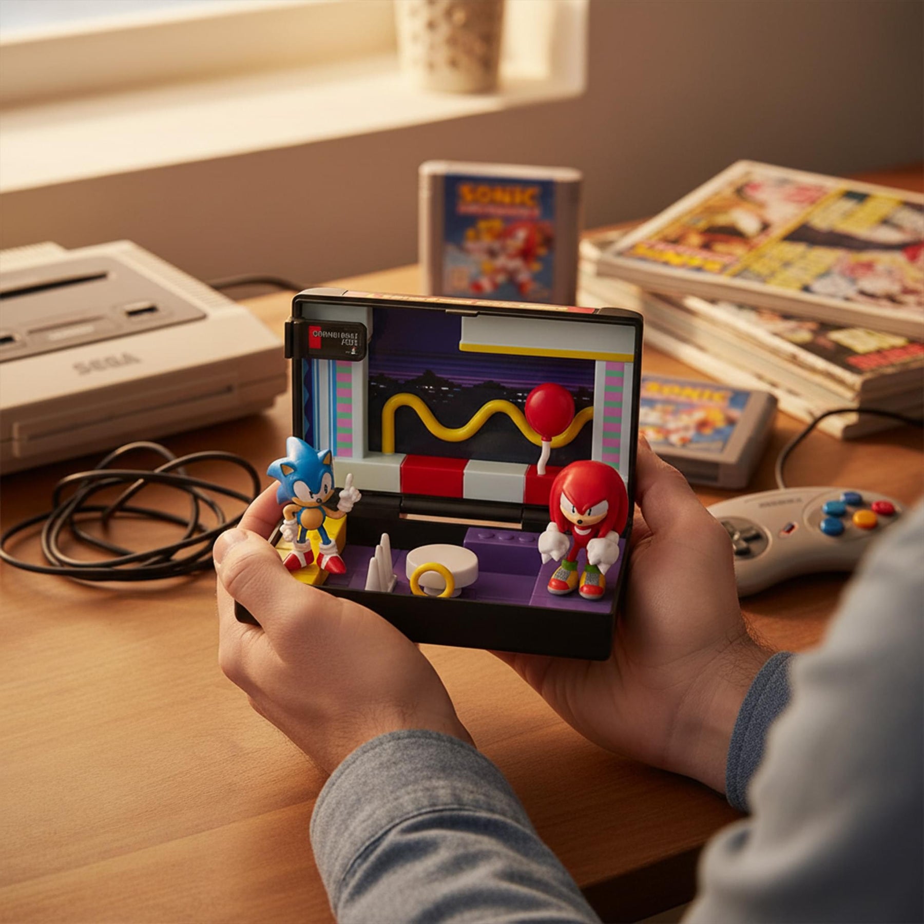 Sonic 3 Sega Console Heroes Cartridge Playset | Sonic & Knunckles