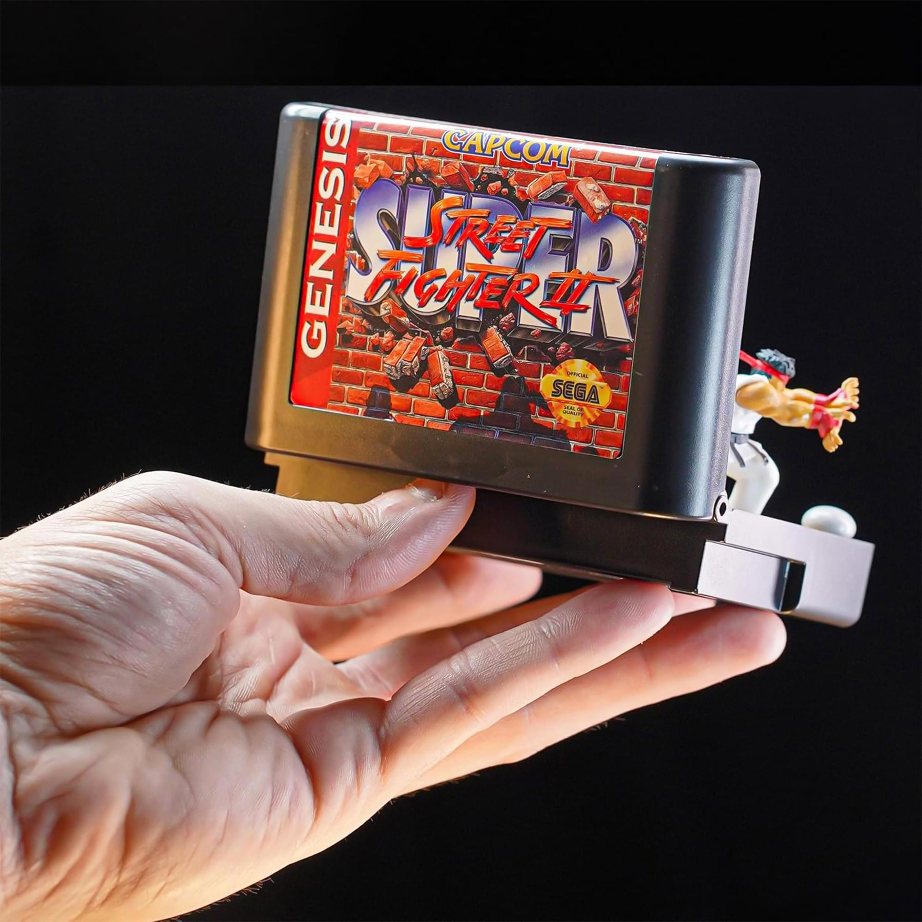 Street Fighter II Sega Console Heroes Cartridge Playset | Ryu & Ken