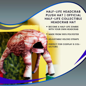 Half-Life Headcrab Plush Hat | Official Half-Life Collectible Headcrab Hat