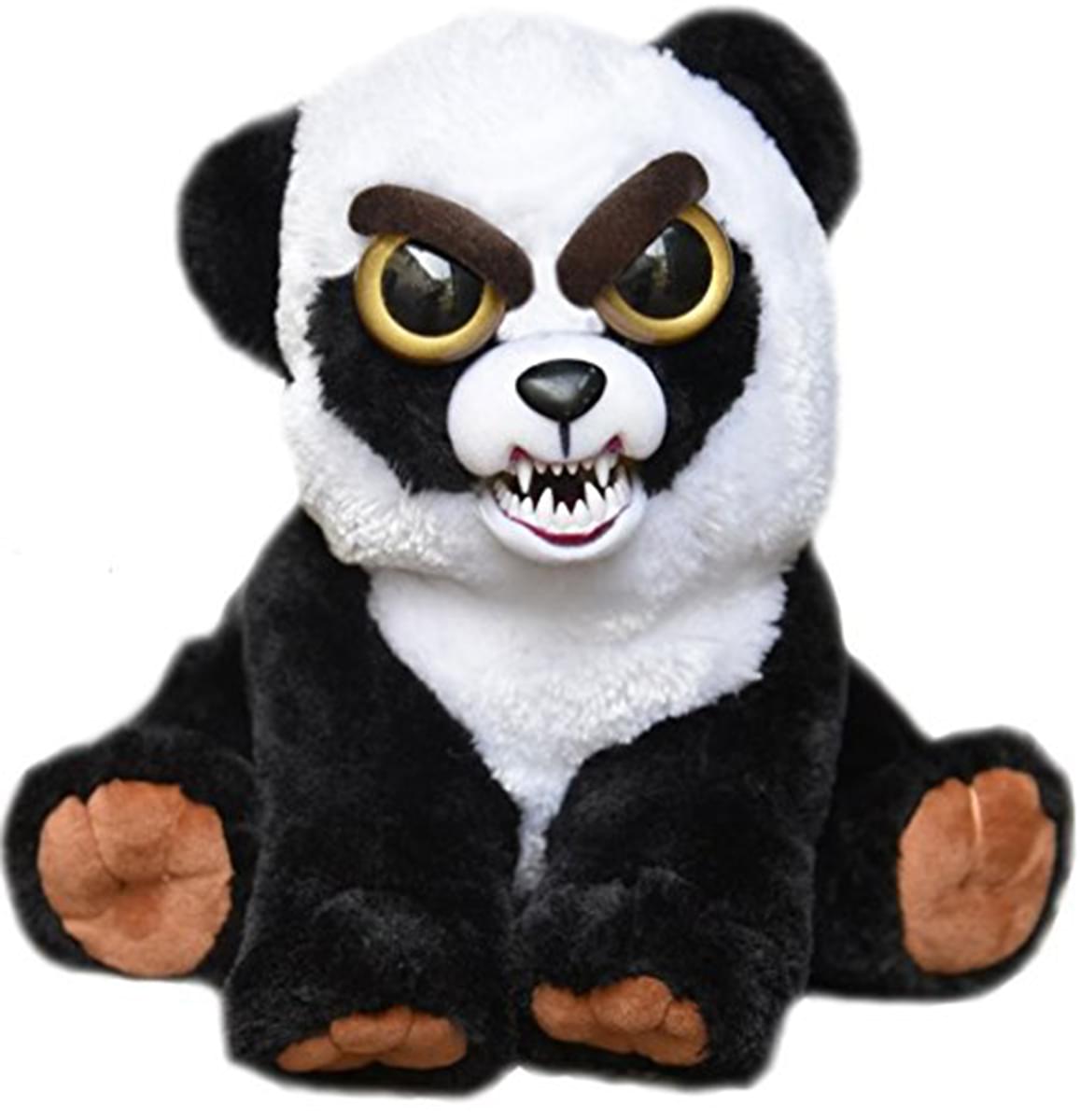 Feisty Pets Black Belt Bobby 8.5" Plush Panda
