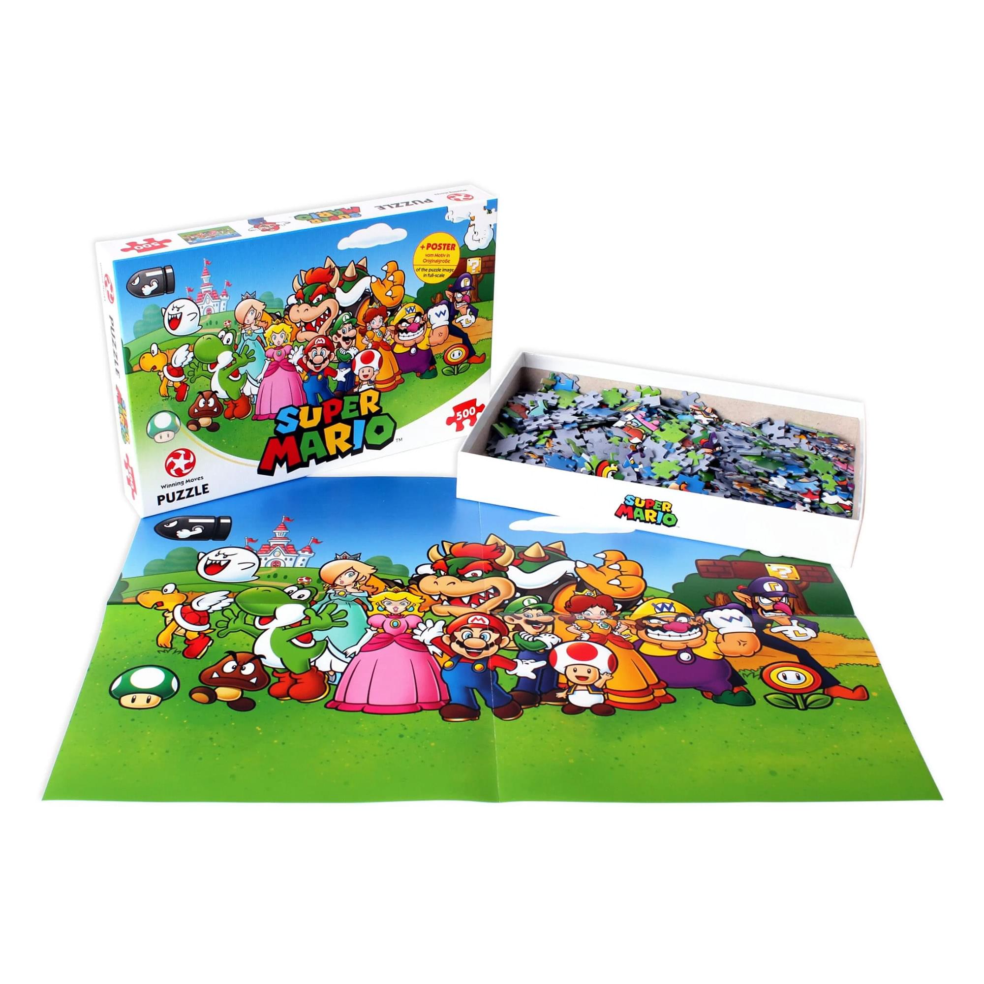Mario and Friends 500 Piece Jigsaw Puzzle