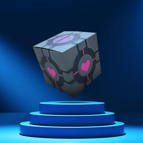9x9x9 Companion Cube Empty Flat Gift Box