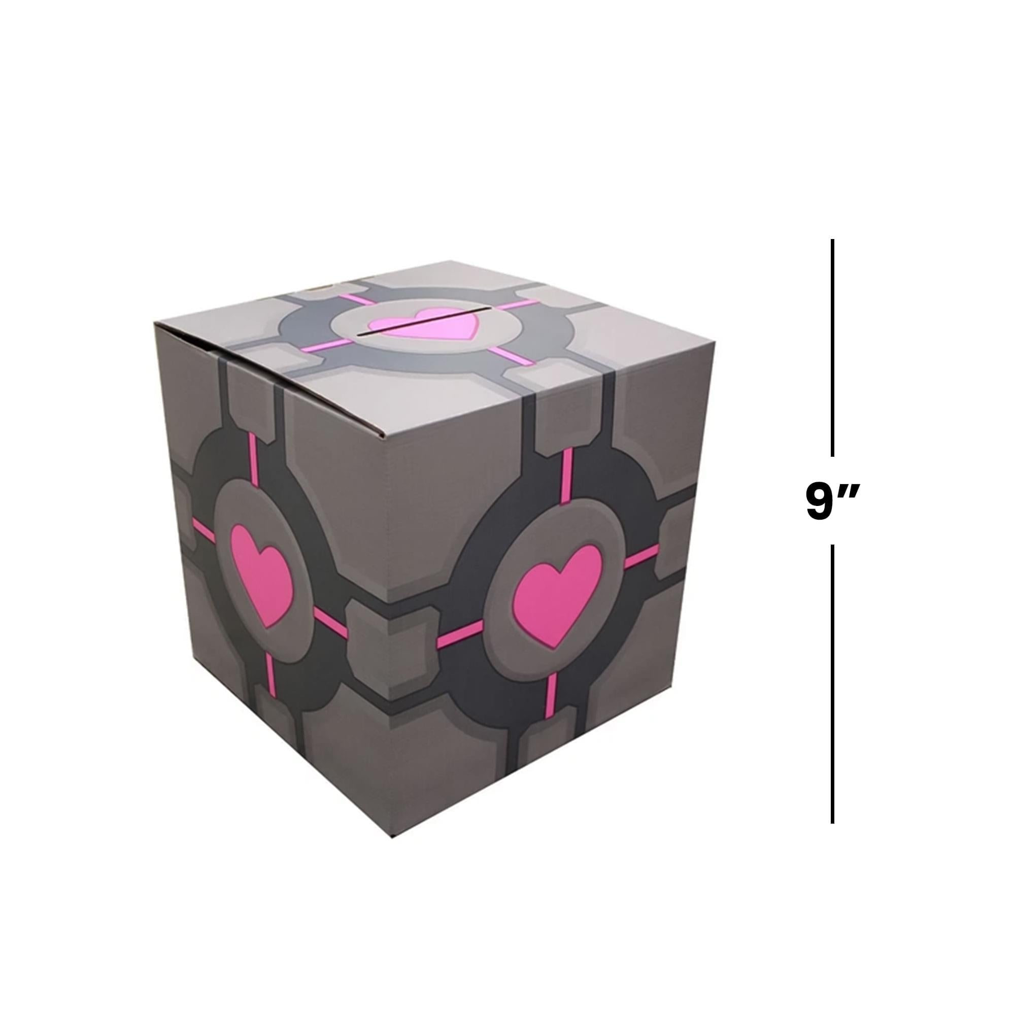 9x9x9 Companion Cube Empty Flat Gift Box