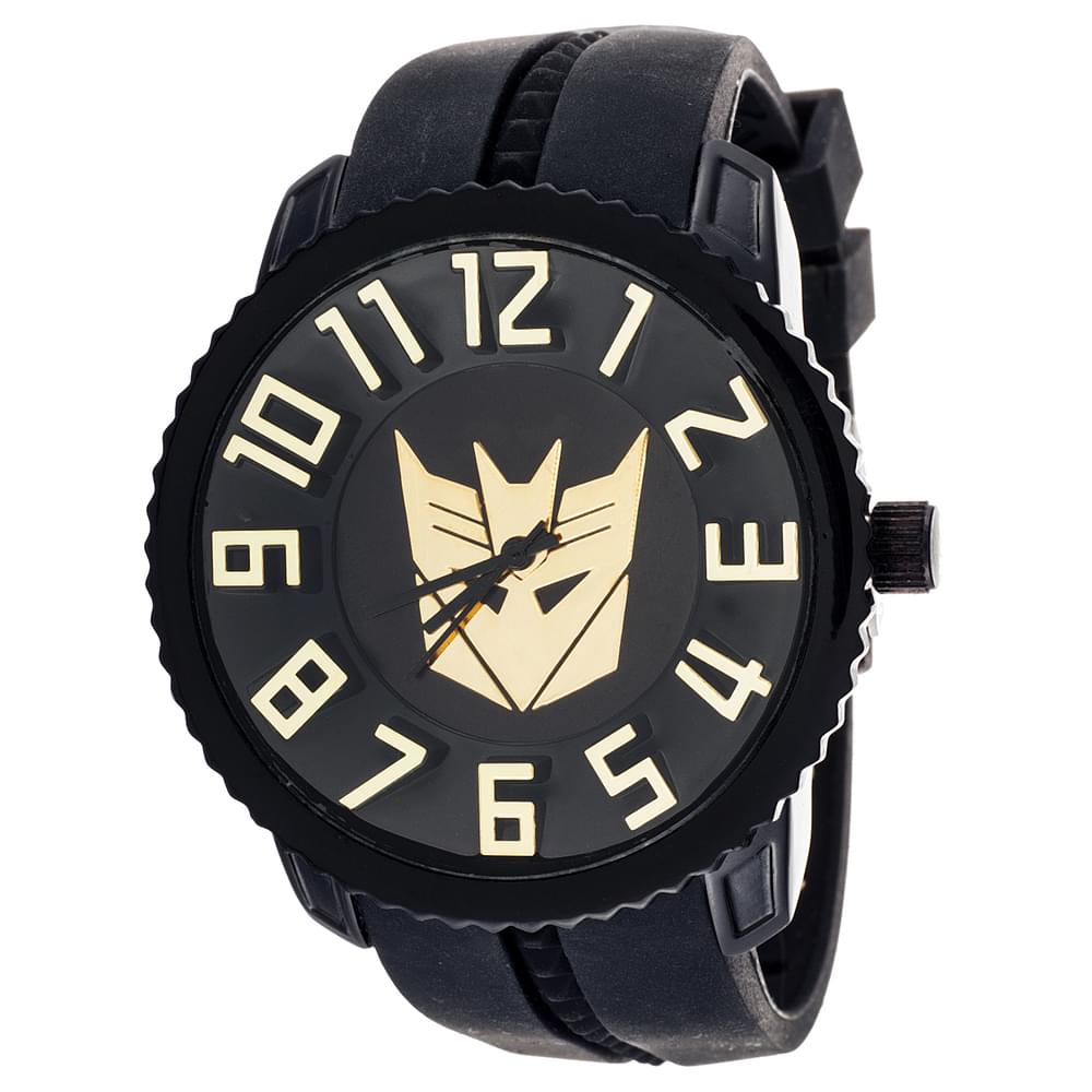 Transformers Collector Edition Watch Decepticon Black With Gold