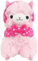 Llama w/ Earmuffs Alpaca 7" Plush Pink