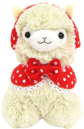 Prime Plush 12" Stuffed Animal: Llama Alpaca with Earmuffs (Khaki)