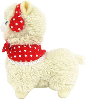 Prime Plush 12" Stuffed Animal: Llama Alpaca with Earmuffs (Khaki)