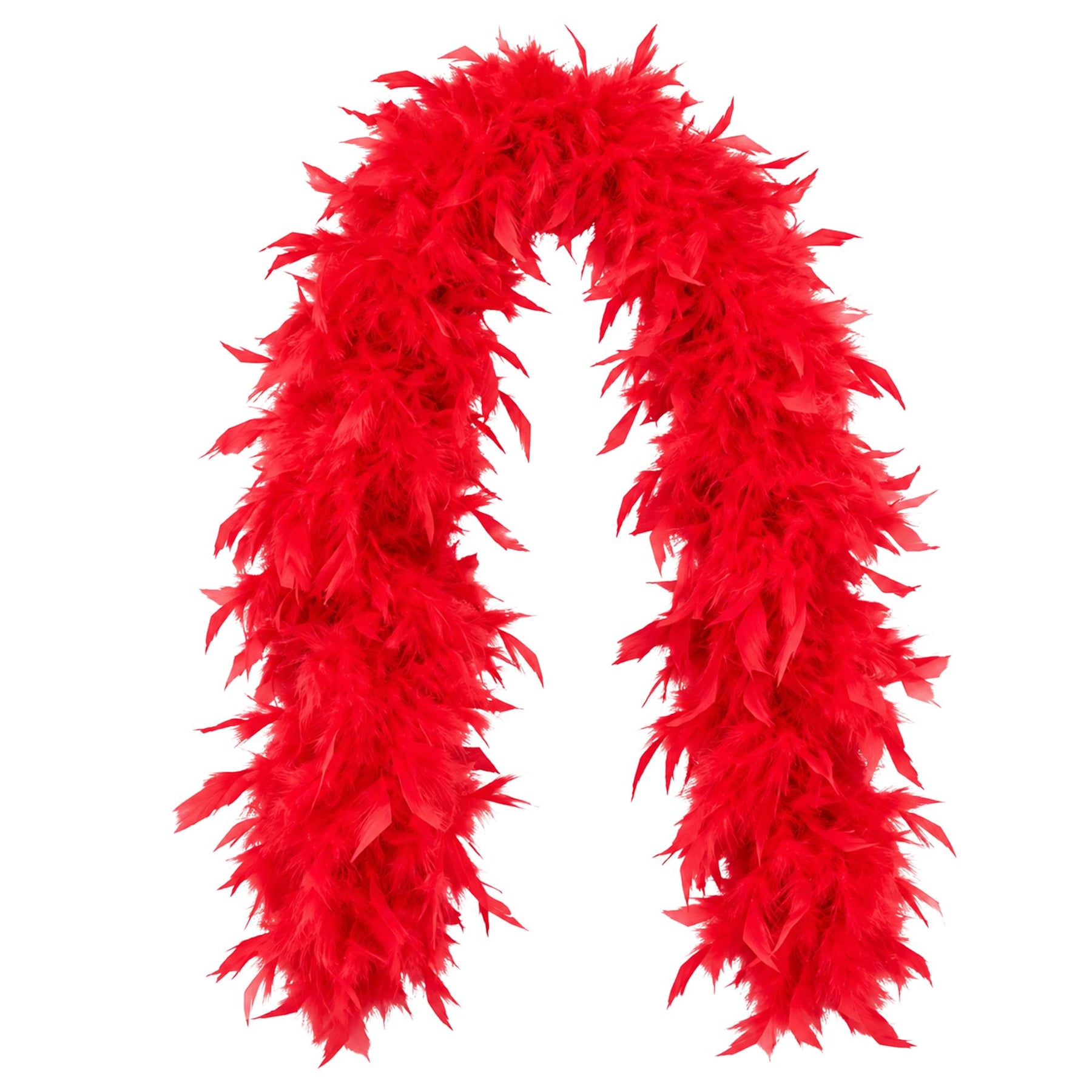 Red Feather Boa
