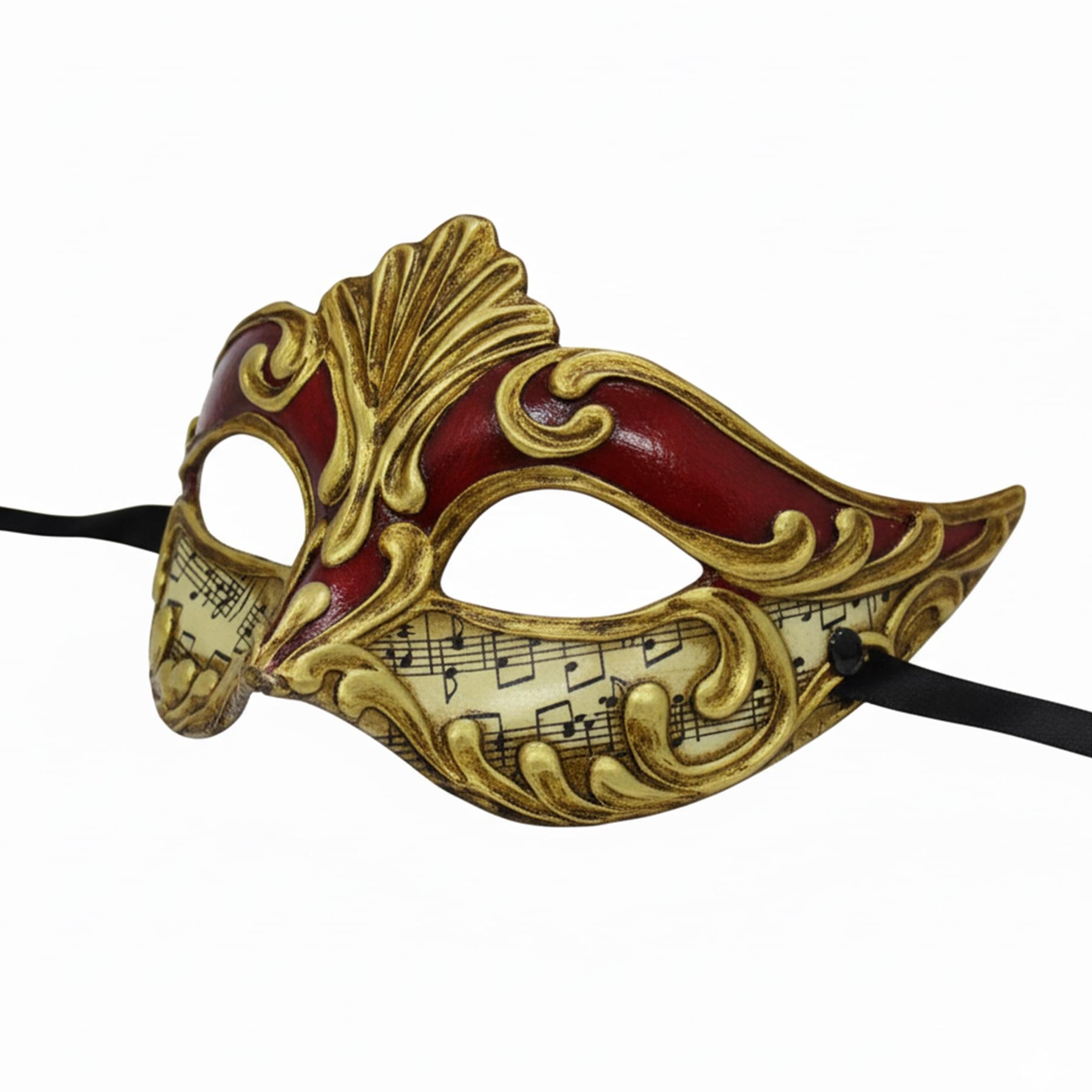 Colombina Pointed Masquerade Mask Costume Accessory
