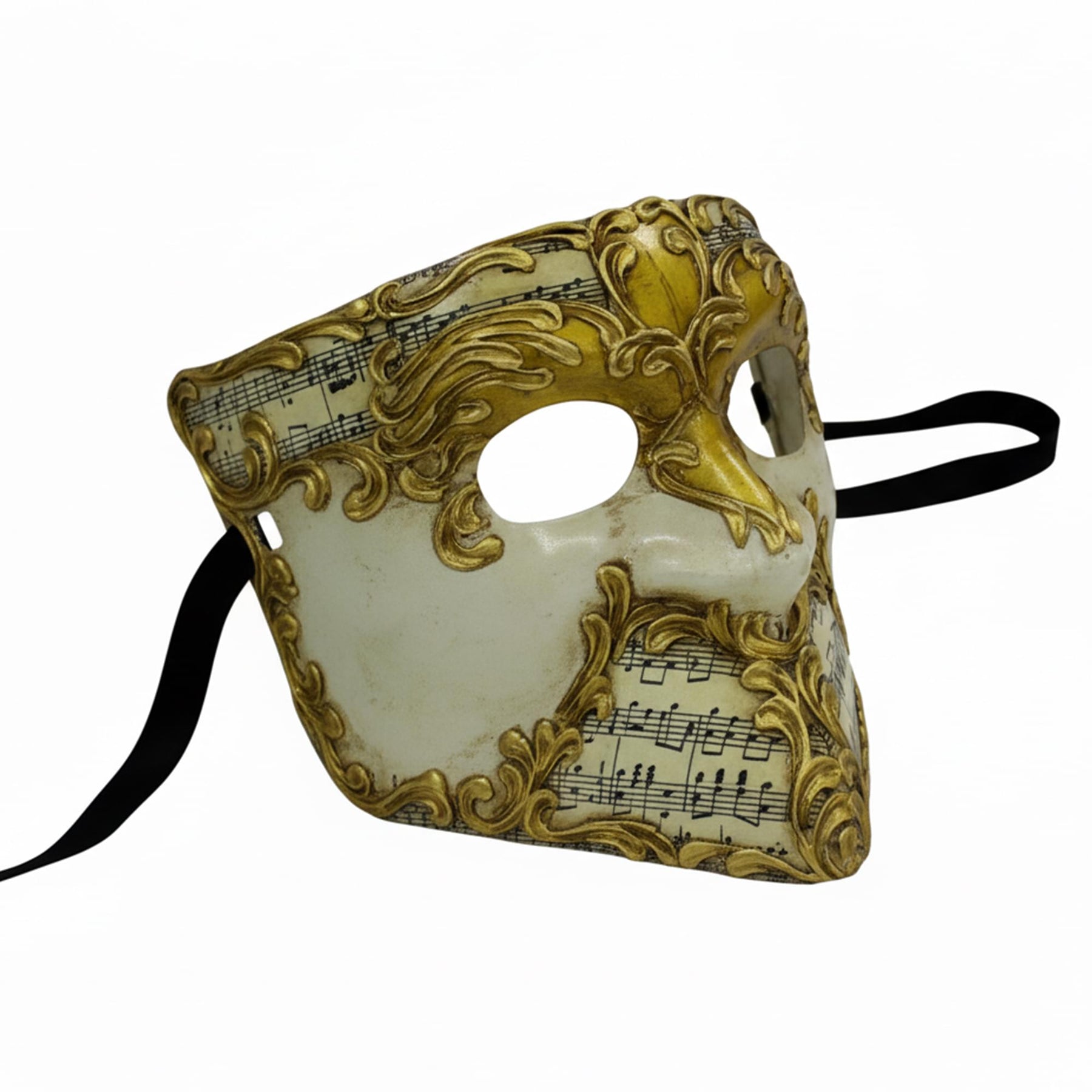 Bautta Masquerade Mask Costume Accessory