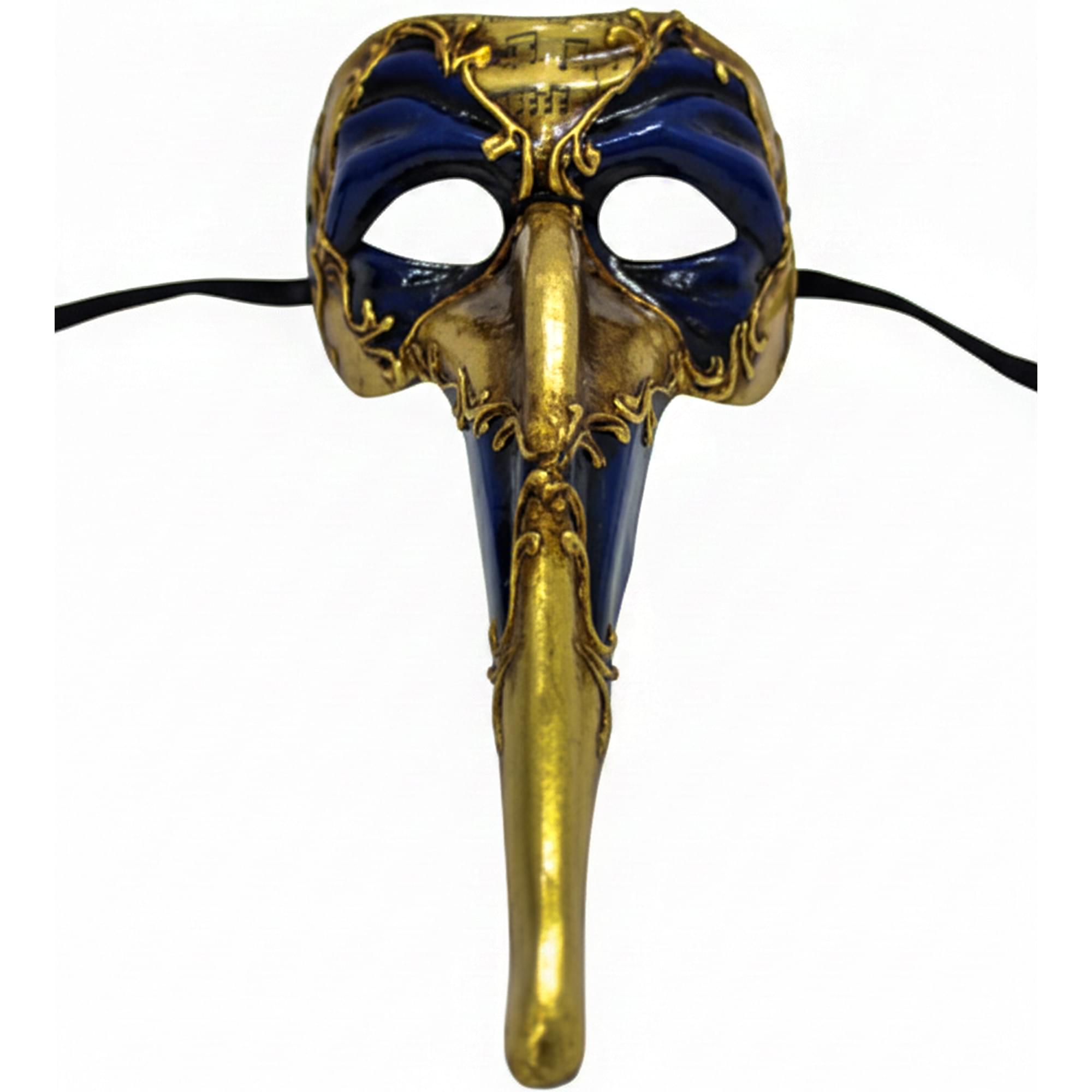 Long Curved Nose Masquerade Mask | Colors Vary Costume Accessory