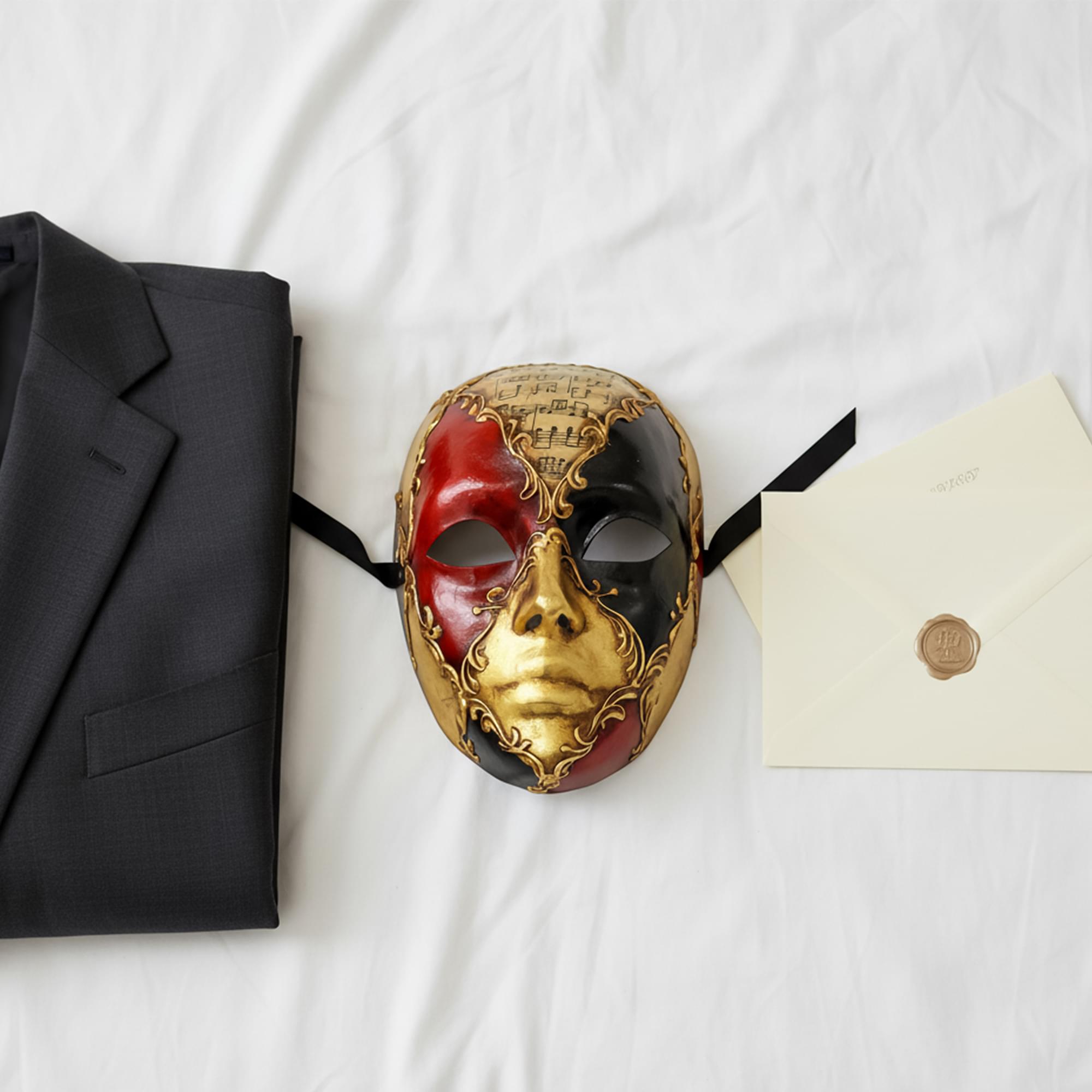 Full Face Masquerade Mask Costume Accessory