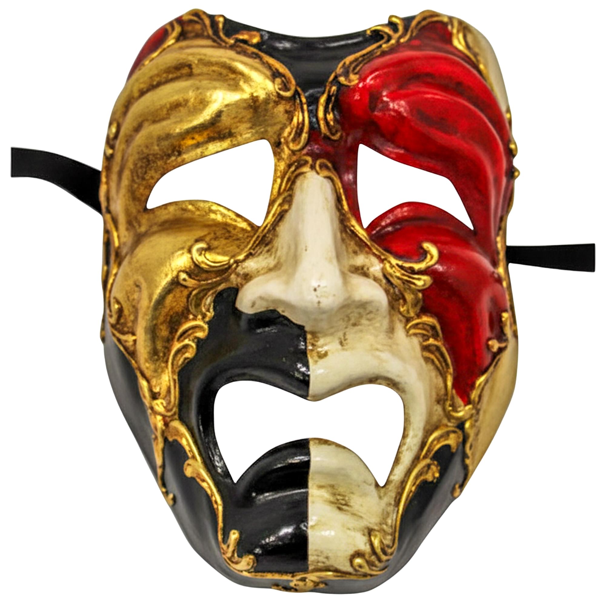 Tragedy Masquerade Mask Costume Accessory