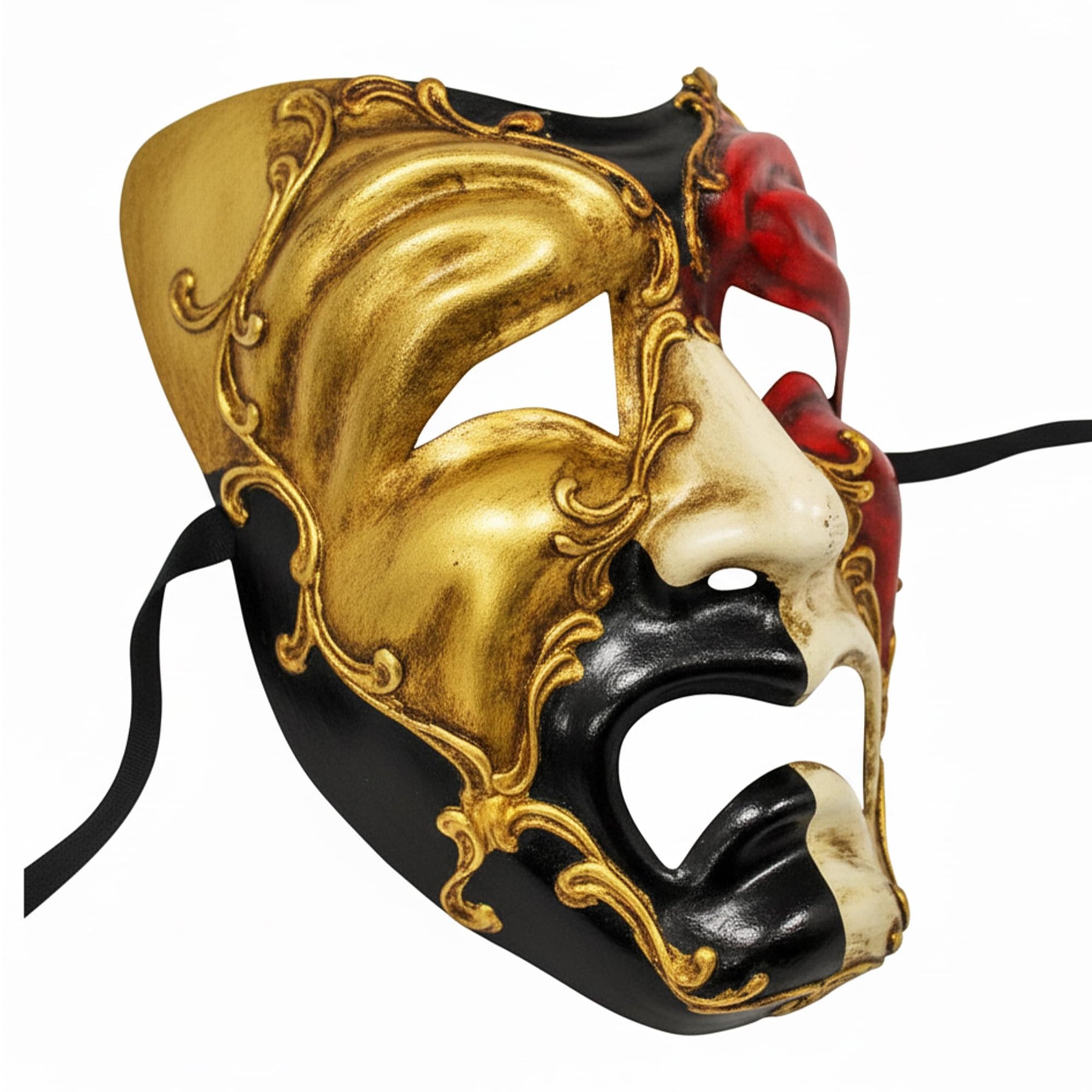 Tragedy Masquerade Mask Costume Accessory