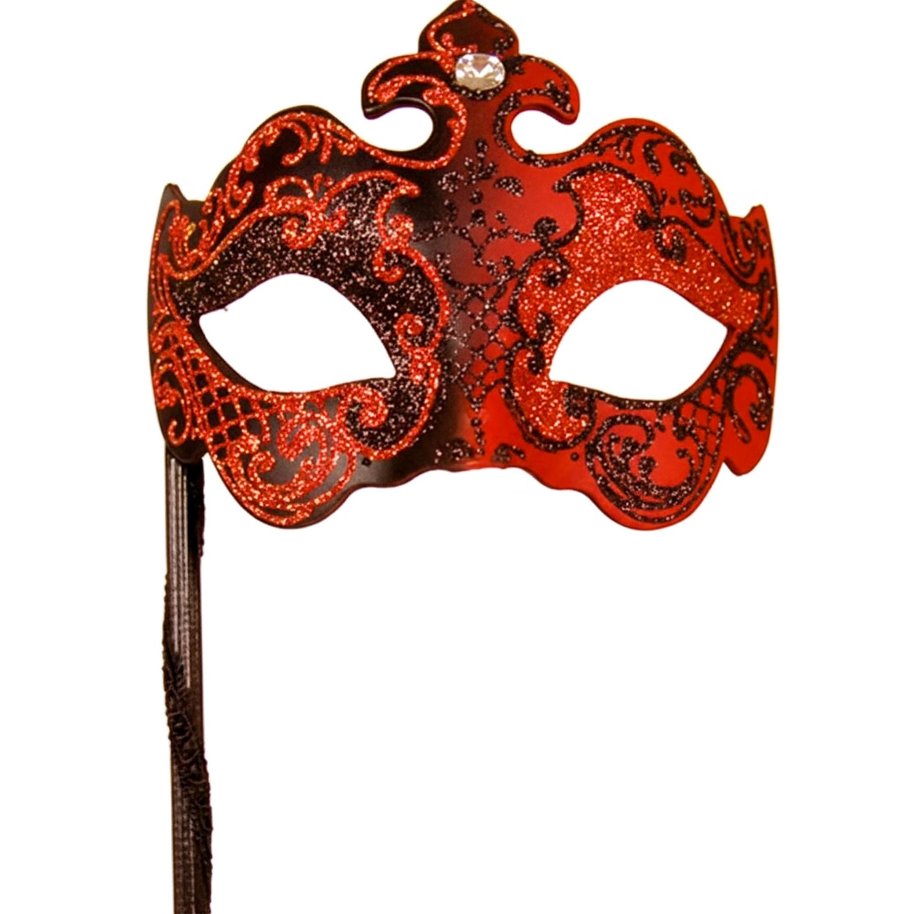 Black/red Farallina Mask Costume Accessory