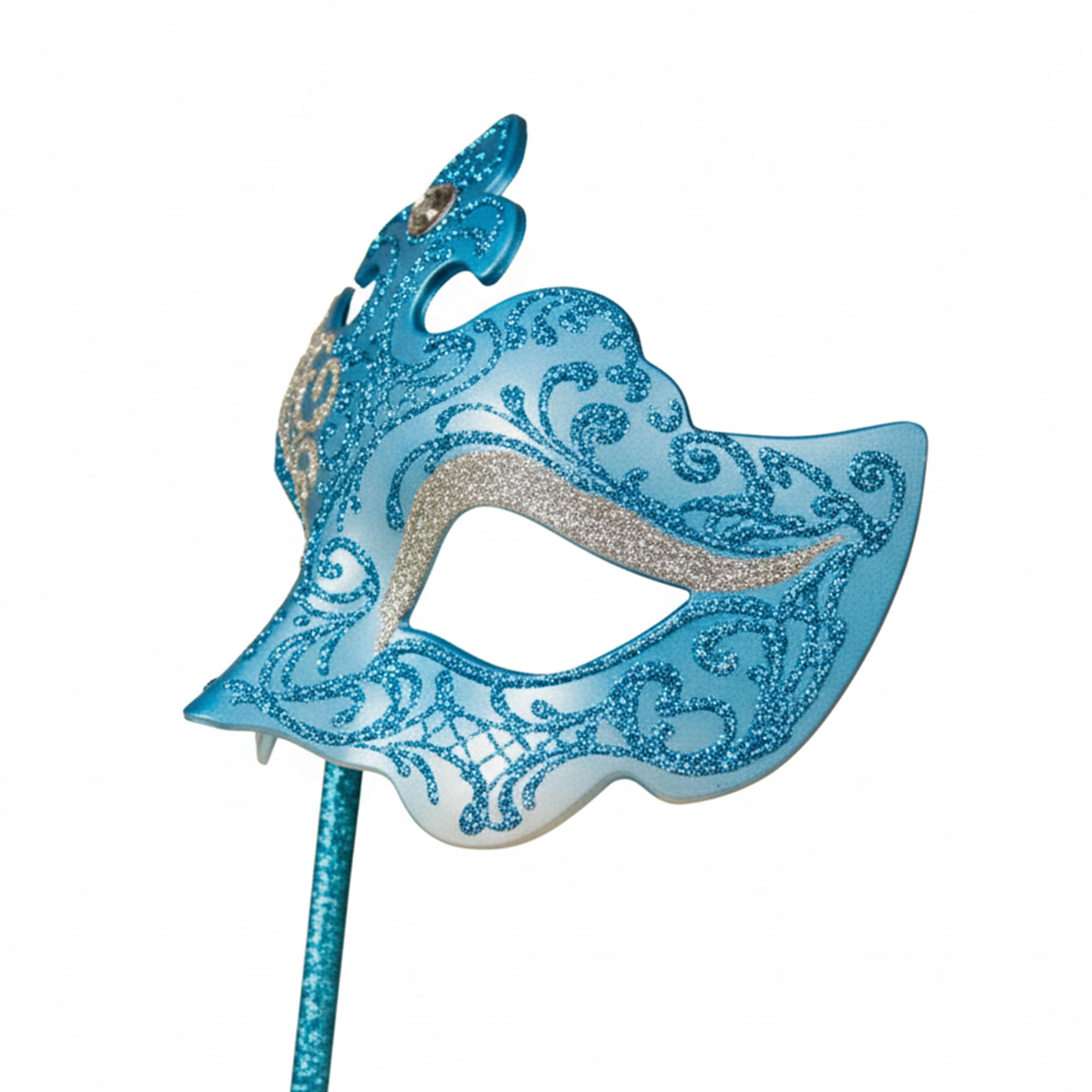 Blue/silver Farfallina Mask Costume Accessory