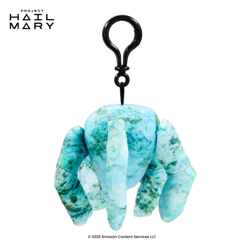 Project Hail Mary Blue Eridian Plush Backpack Clip