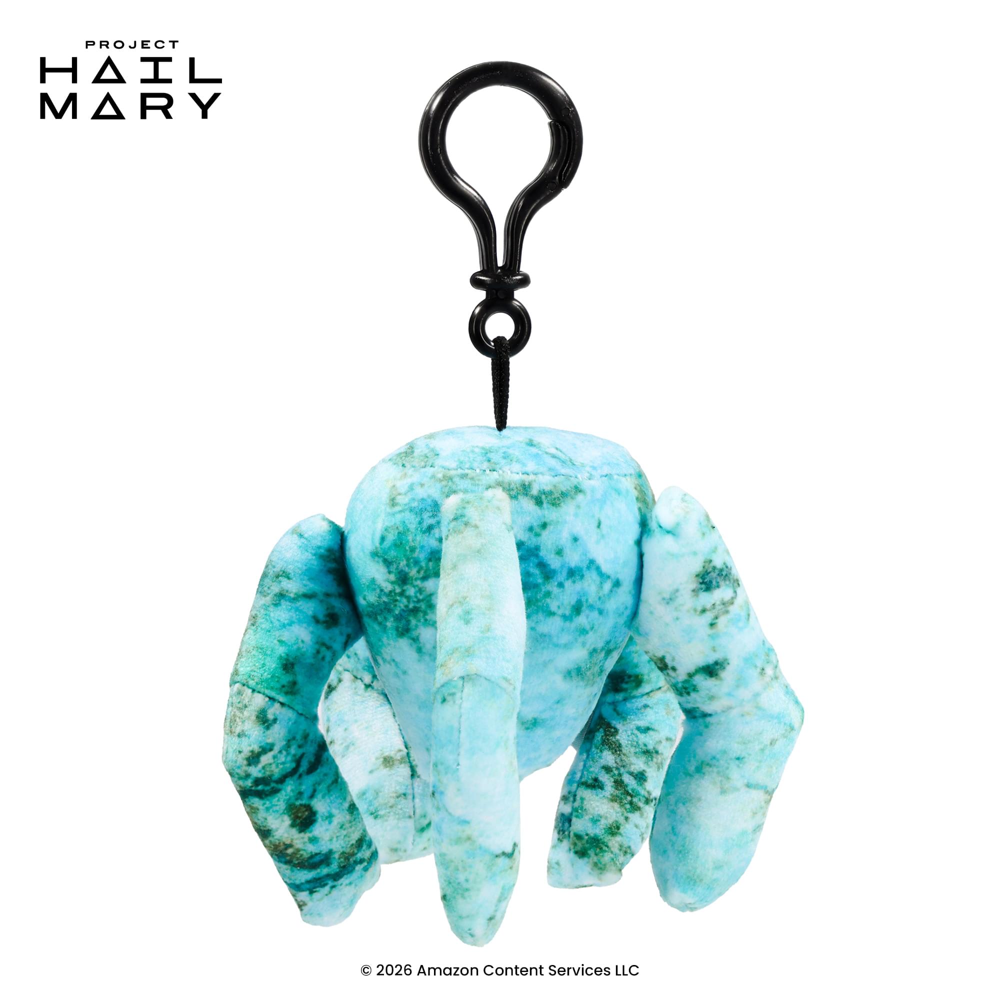 Project Hail Mary Blue Eridian Plush Backpack Clip