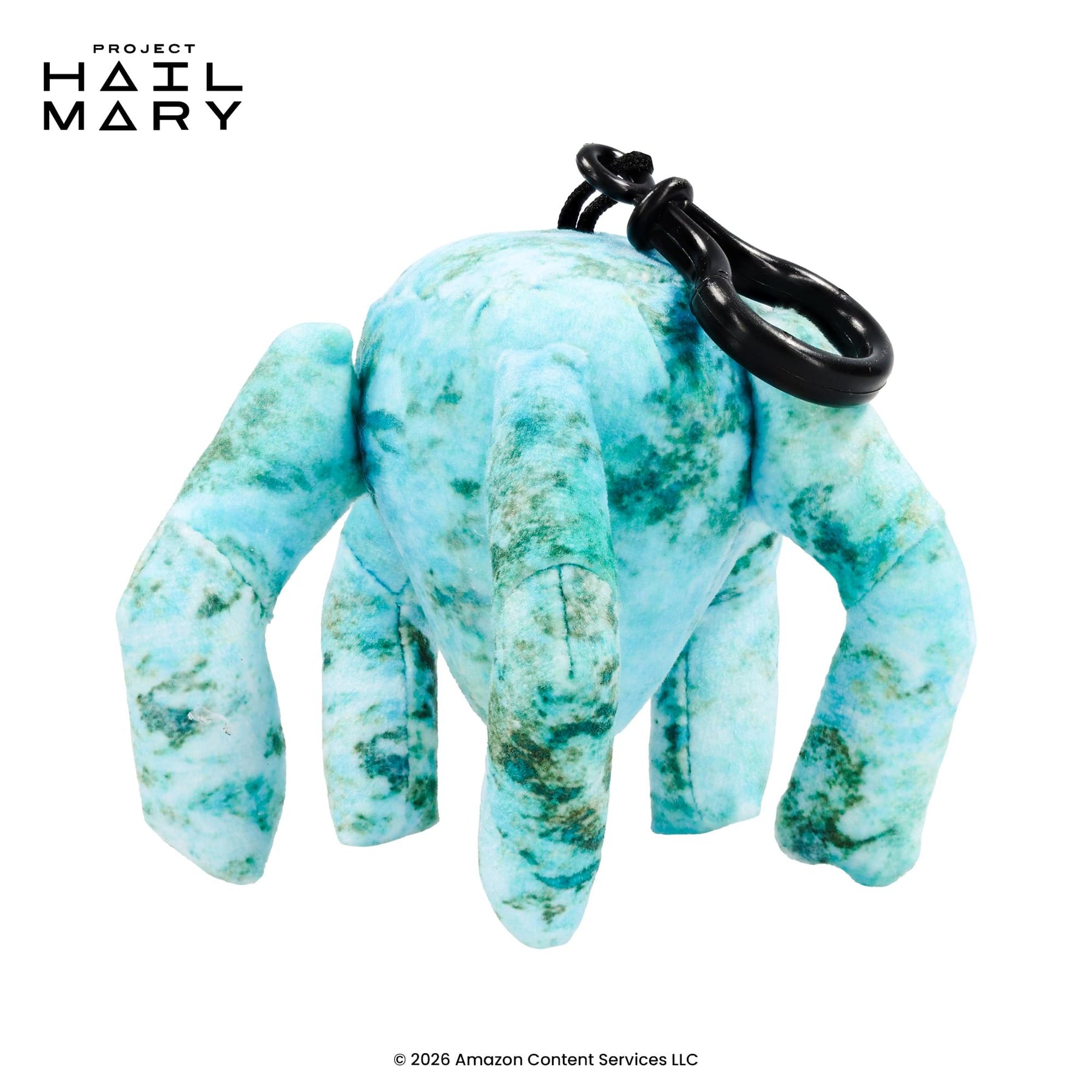 Project Hail Mary Blue Eridian Plush Backpack Clip