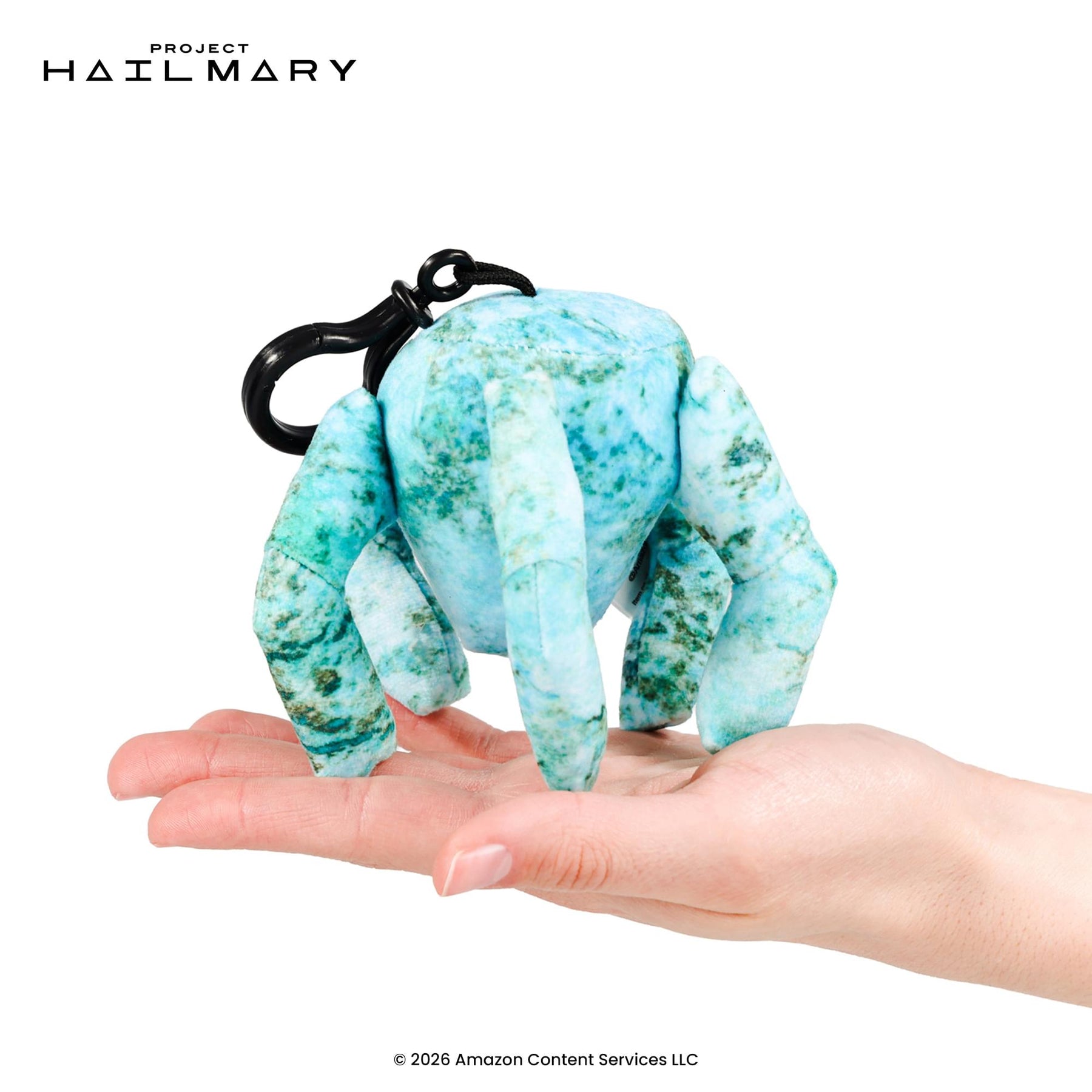 Project Hail Mary Blue Eridian Plush Backpack Clip