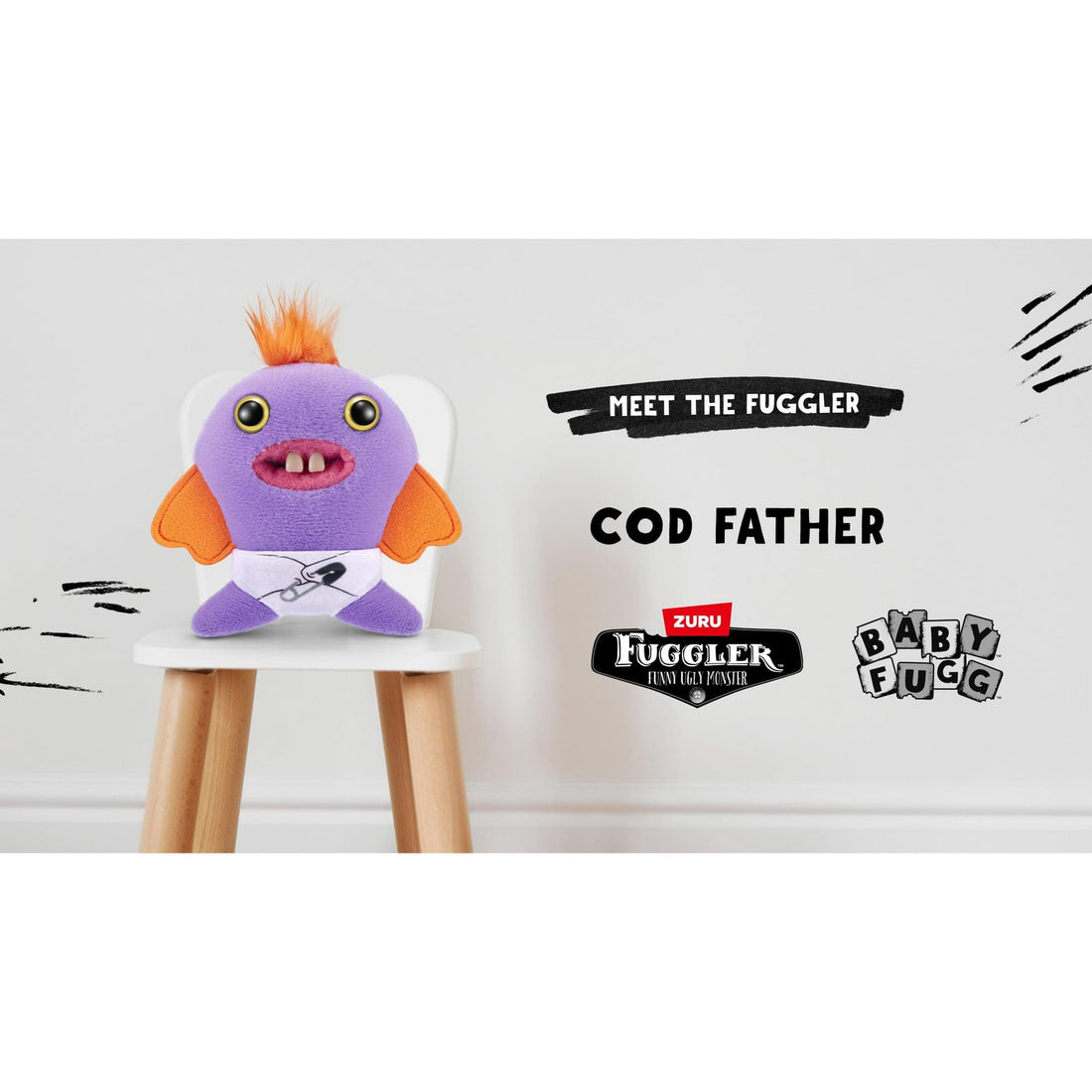 Fugglers 4-Inch Plush Series 3 | Cod Father | Free Shipping