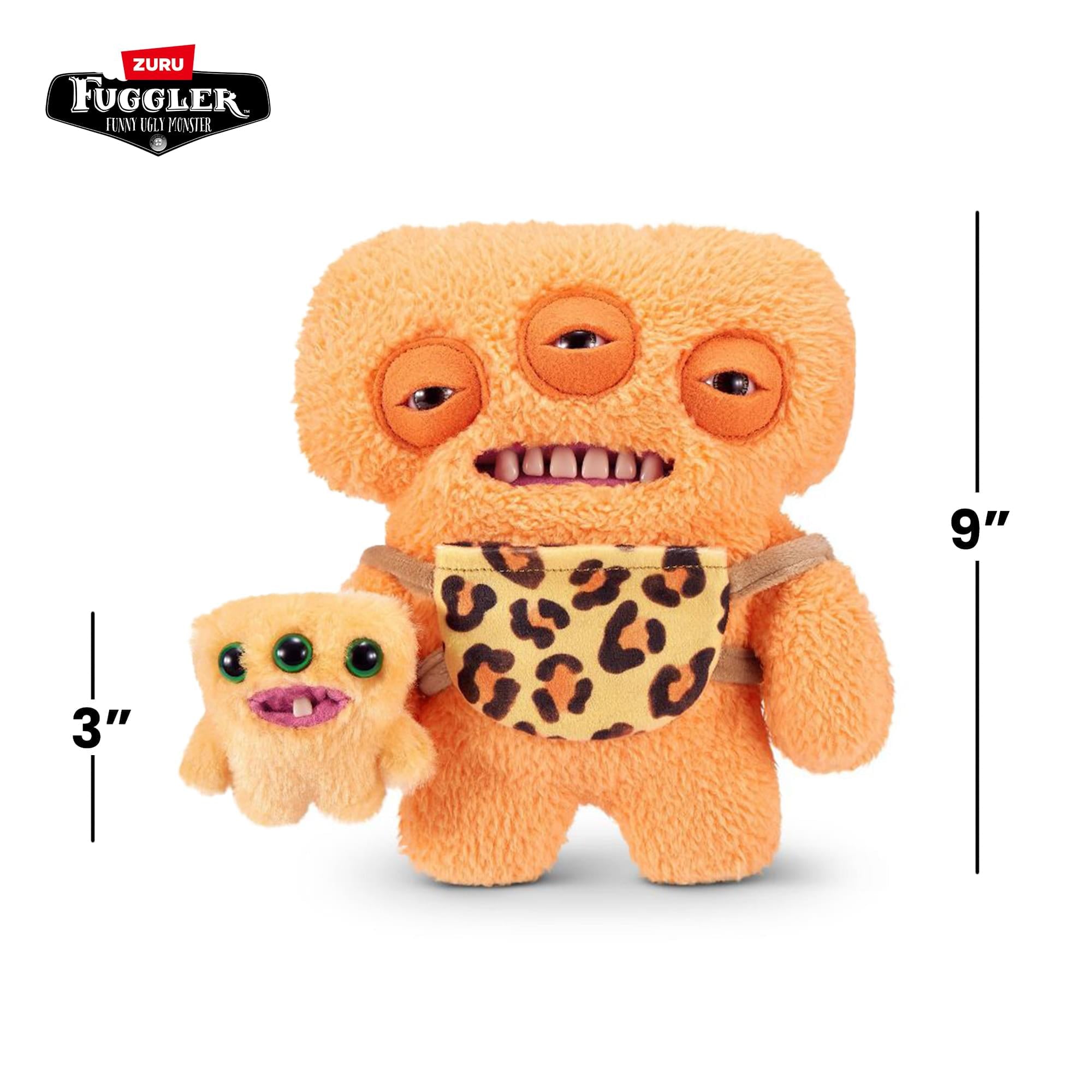 Fuggler Mini Rascals 9-inch Plush Set | Annoyed Alien, Squidge, & Oogah Boogah