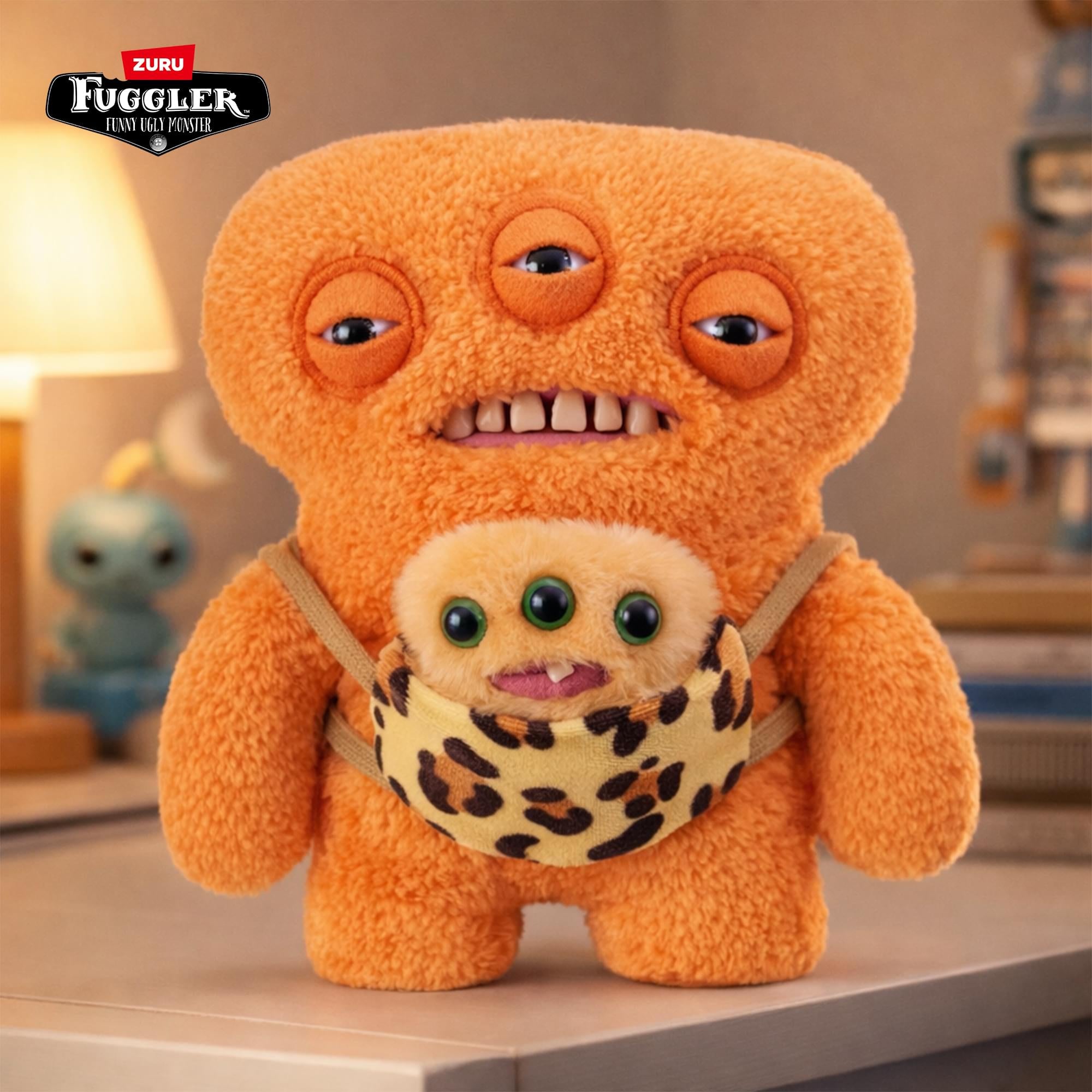 Fuggler Mini Rascals 9-inch Plush Set | Annoyed Alien, Squidge, & Oogah Boogah