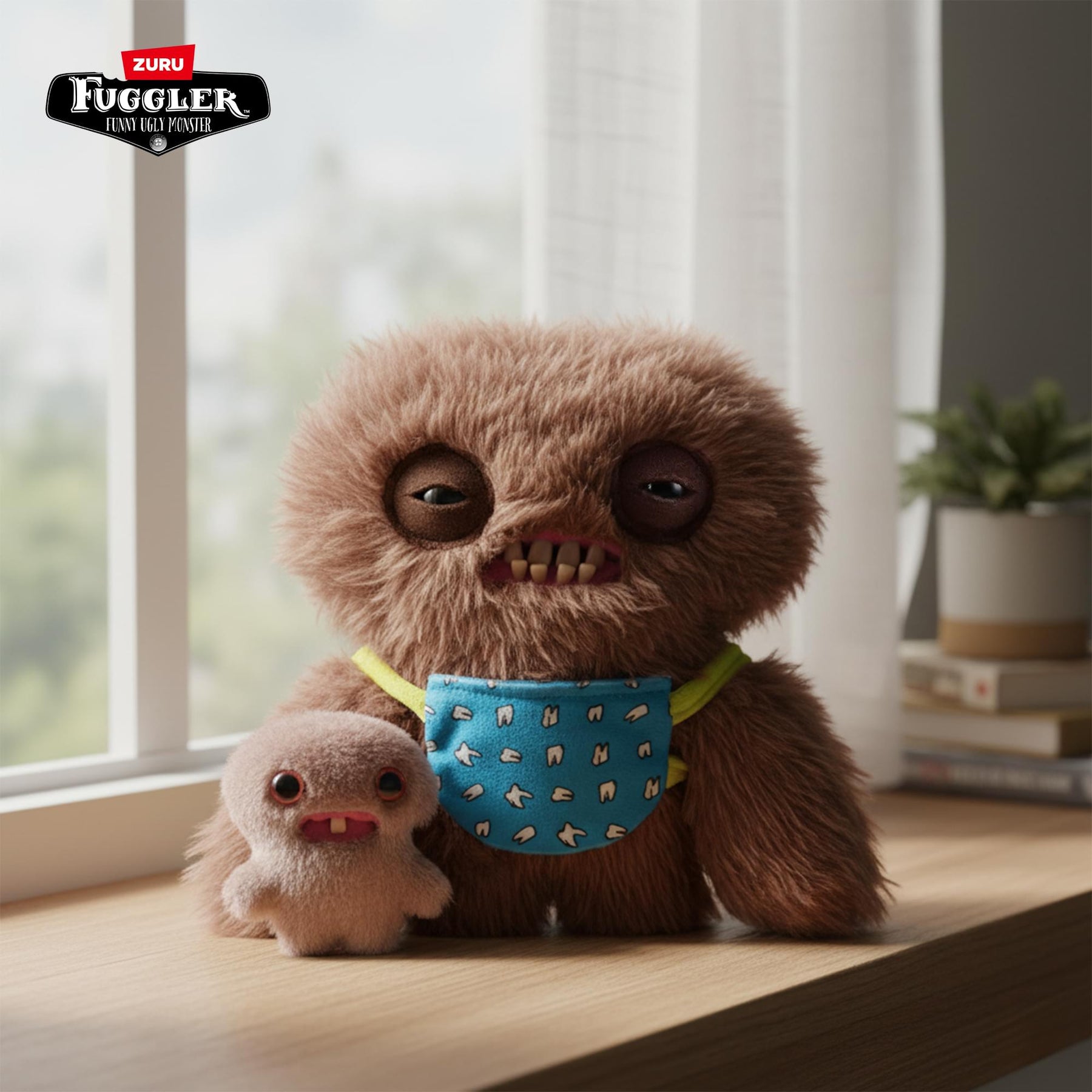 Fuggler Mini Rascals 9-inch Plush Set | Annoyed Alien, Squidge, & Oogah Boogah