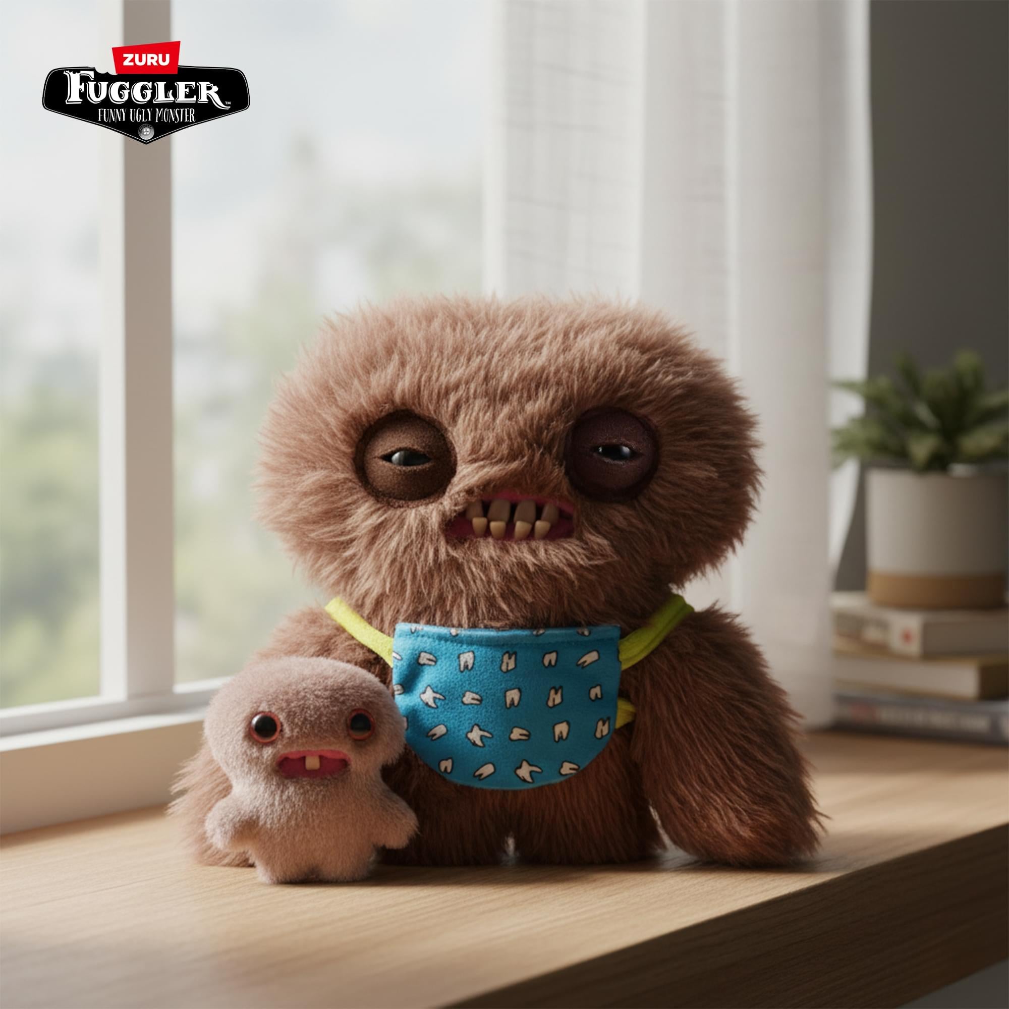 Fuggler Mini Rascals 9-inch Plush Set | Annoyed Alien, Squidge, & Oogah Boogah